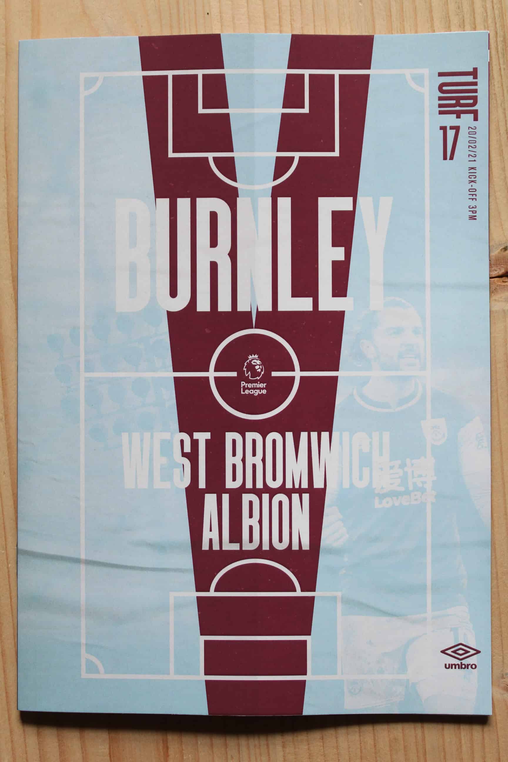 Burnley FC v West Bromwich Albion FC 