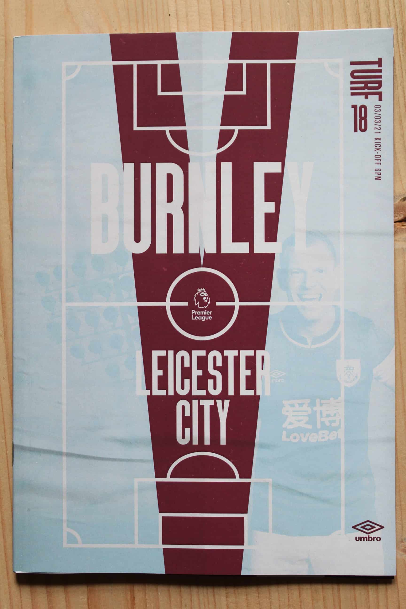 Burnley FC v Leicester City FC