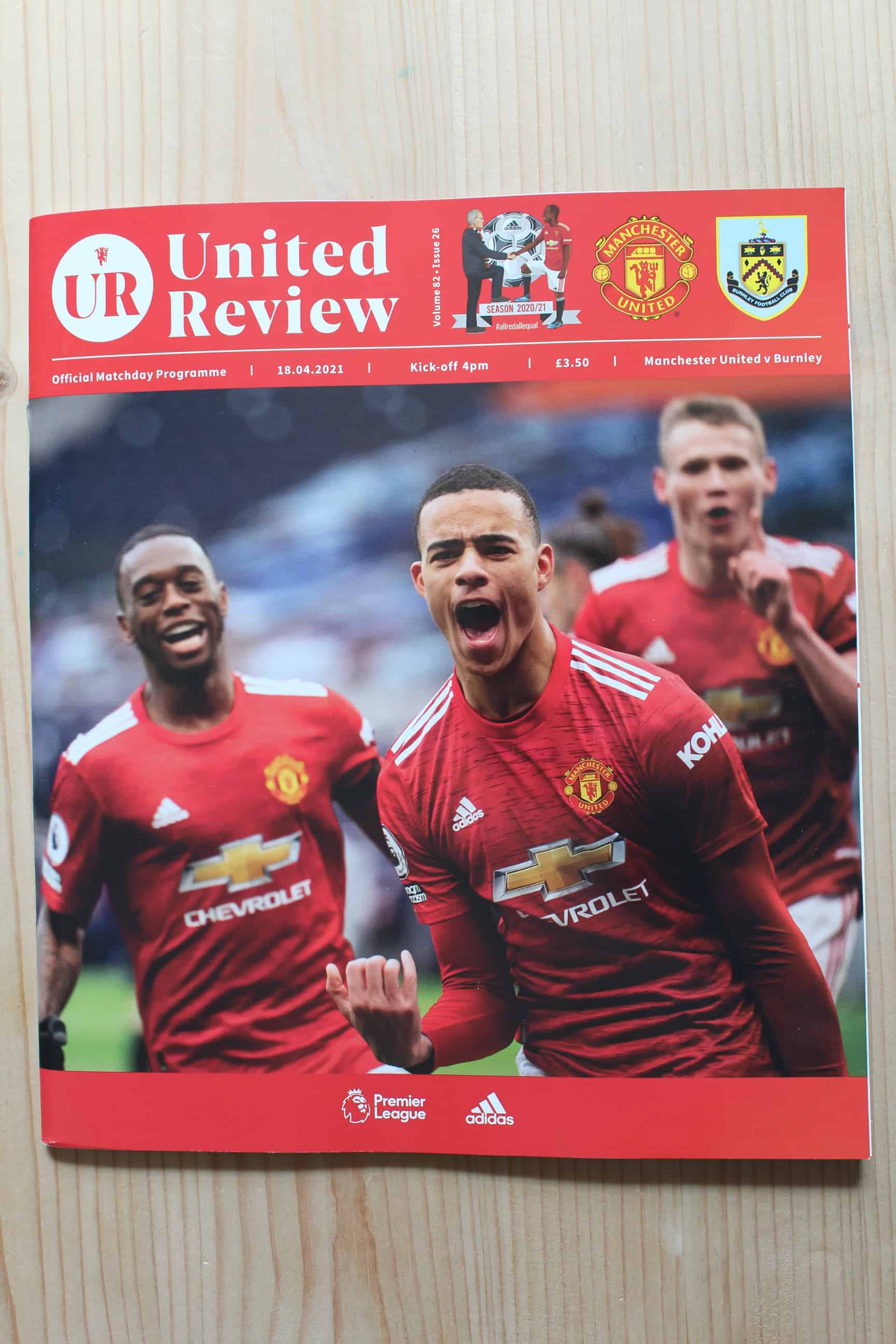 Manchester United FC v Burnley FC
