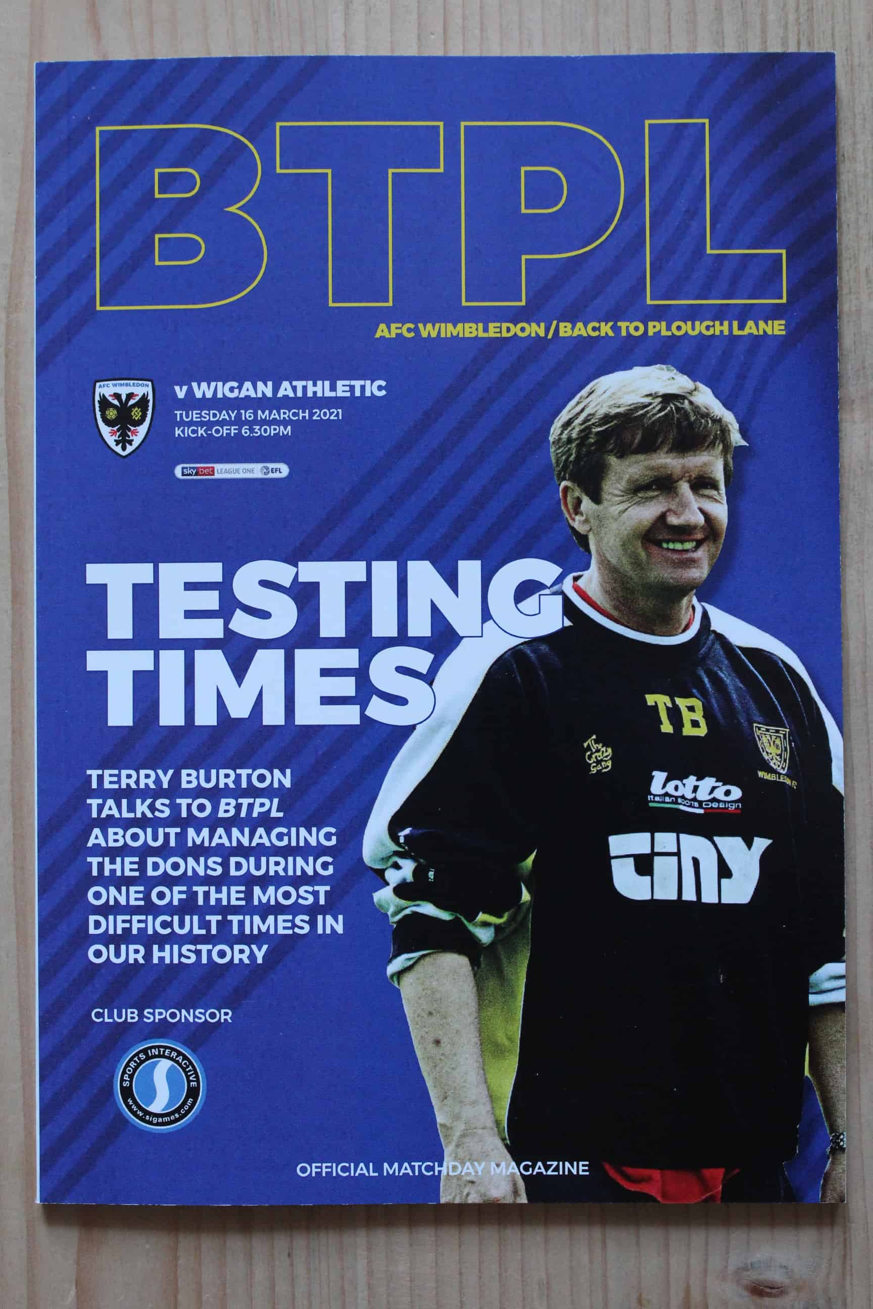 AFC Wimbledon FC v Wigan Athletic FC