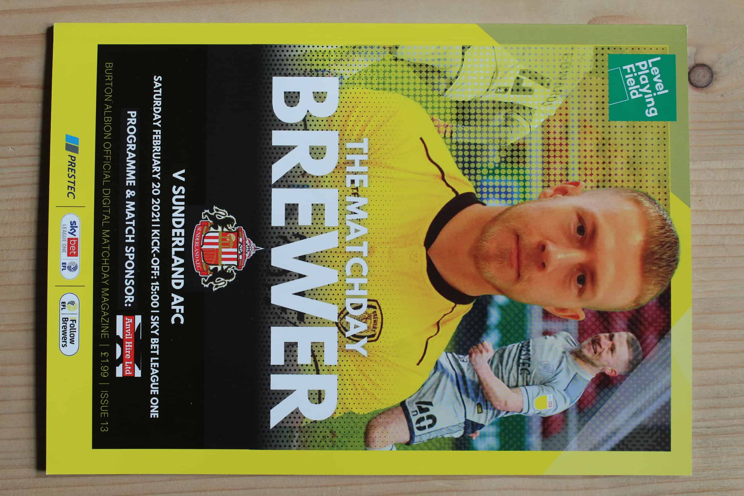 Burton Albion FC v Sunderland FC