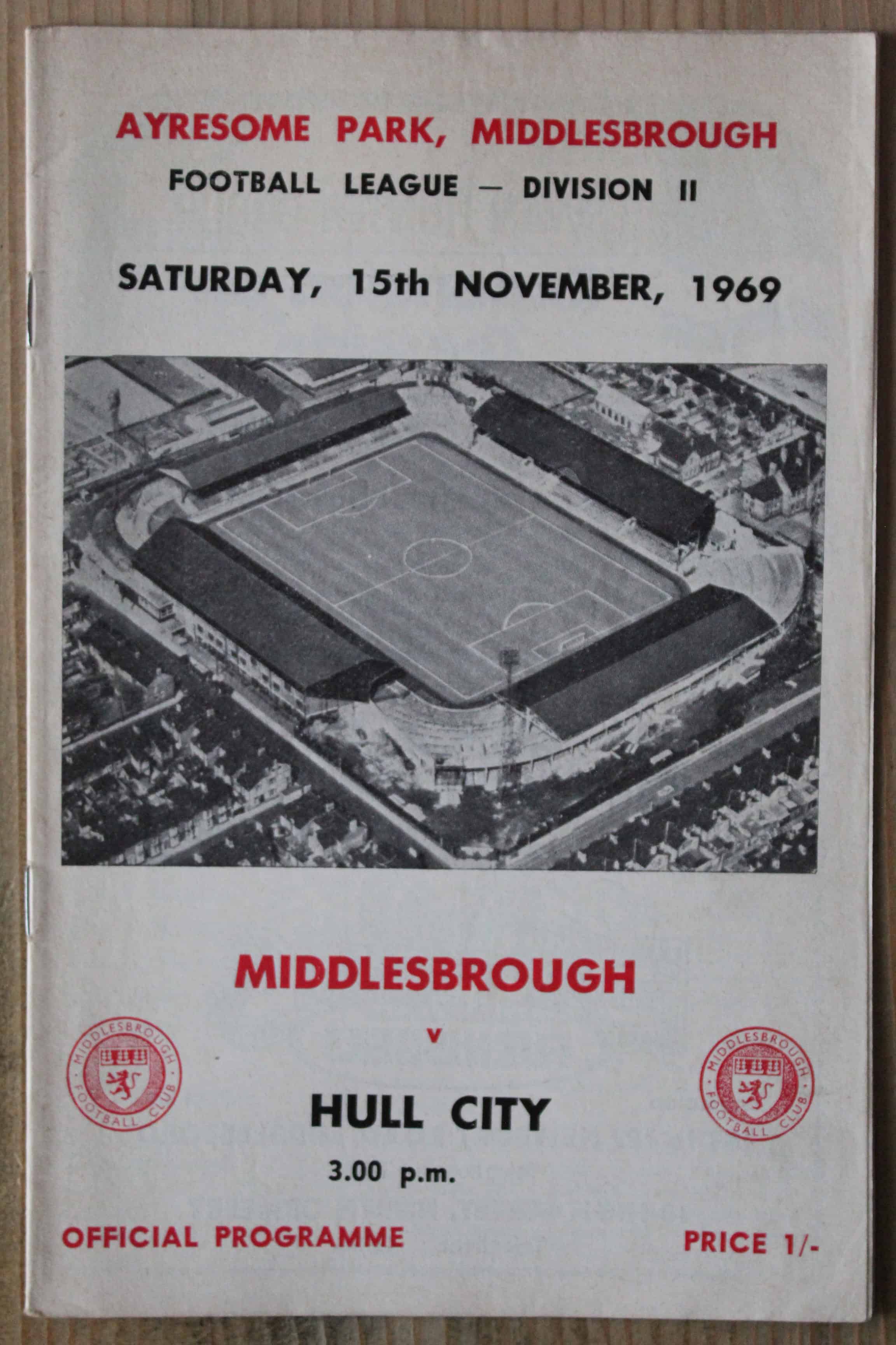 Middlesbrough FC v Hull City FC