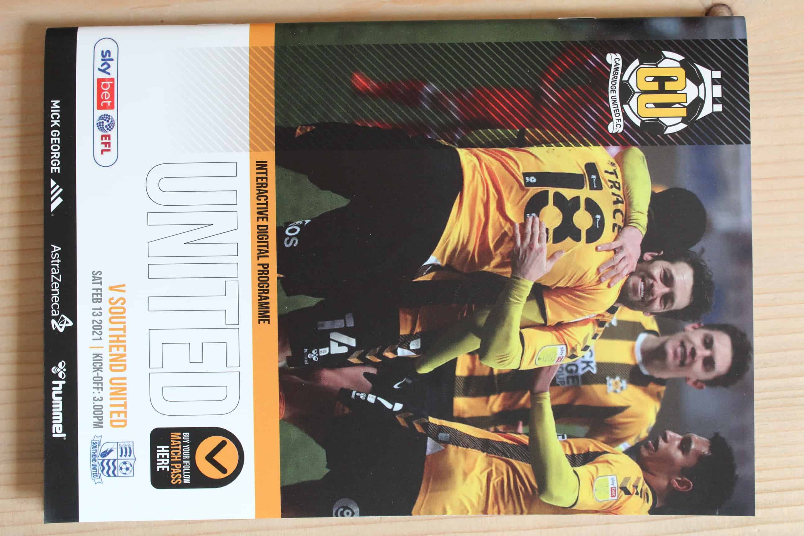 Cambridge United FC v Southend United FC