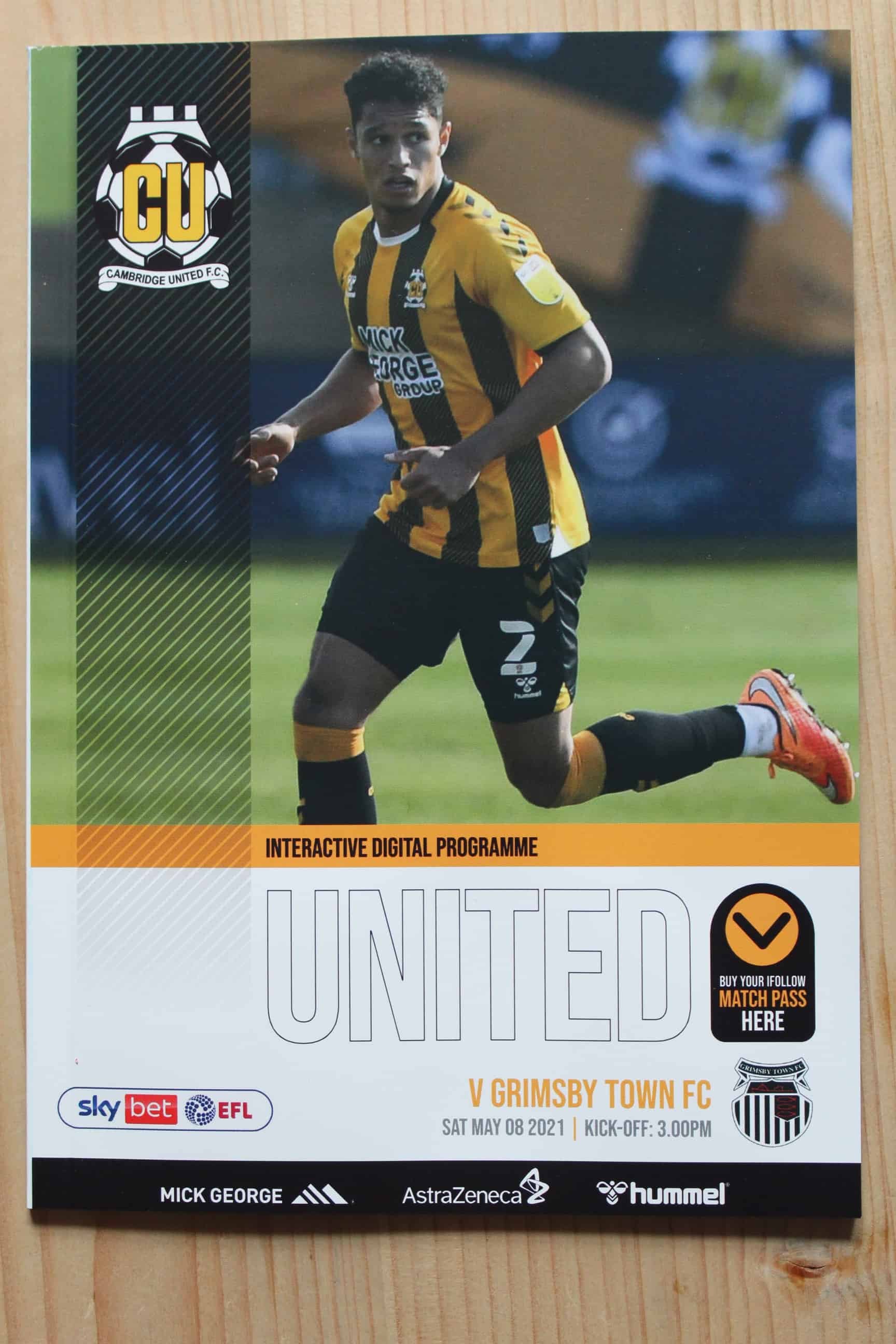 Cambridge United FC v Grimsby Town FC