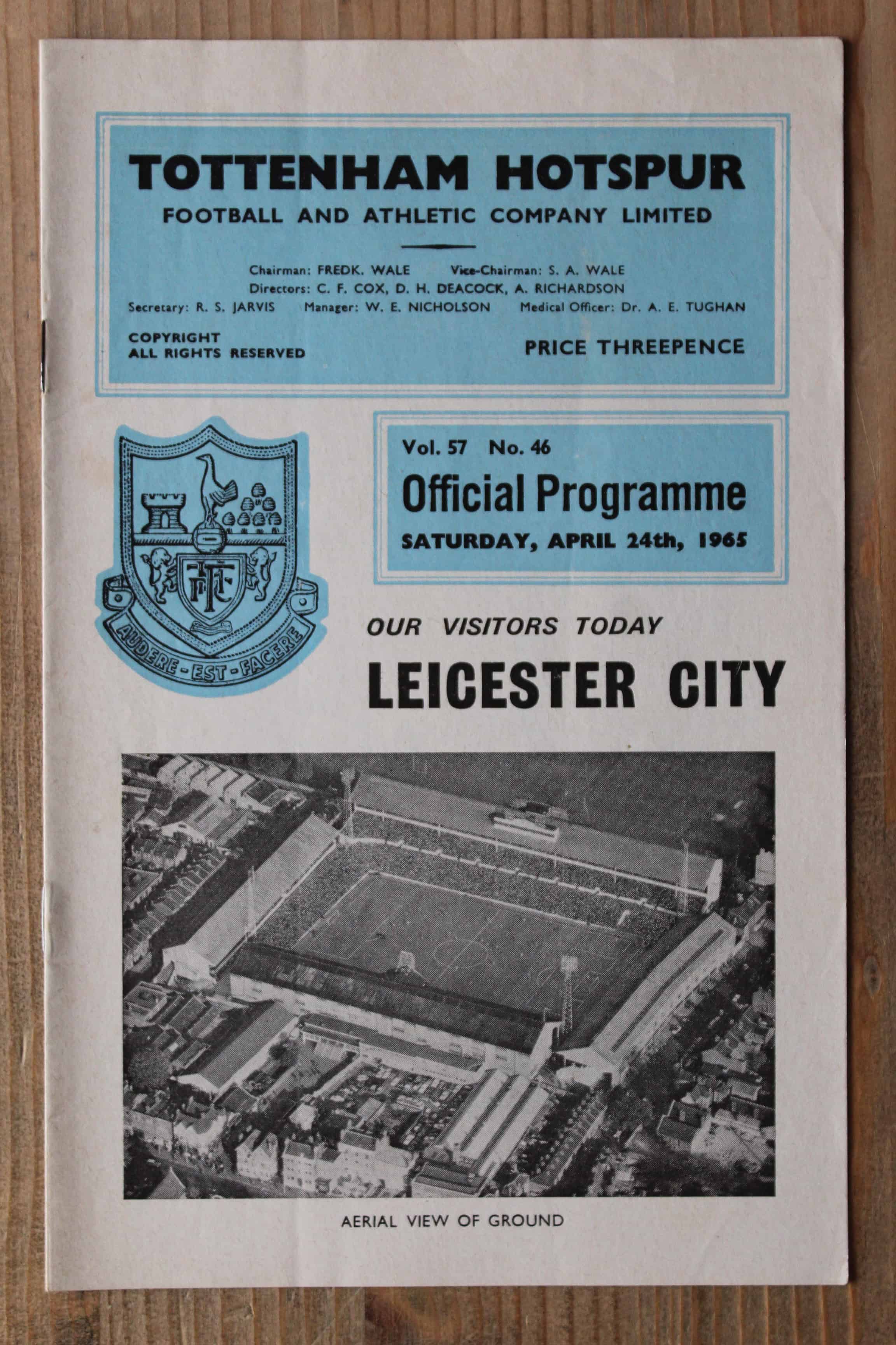 Tottenham Hotspur FC v Leicester City FC