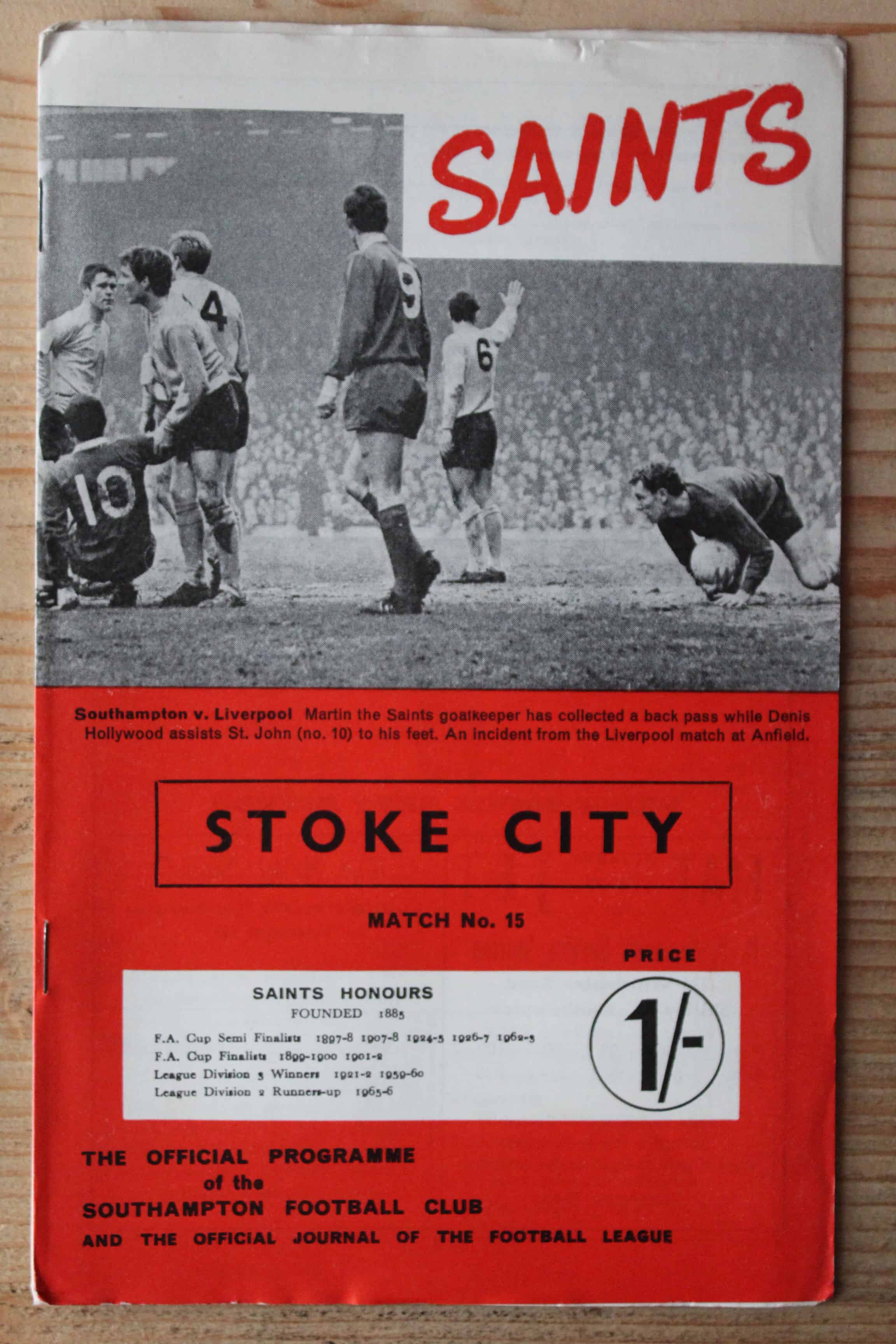 Southampton FC v Stoke City FC