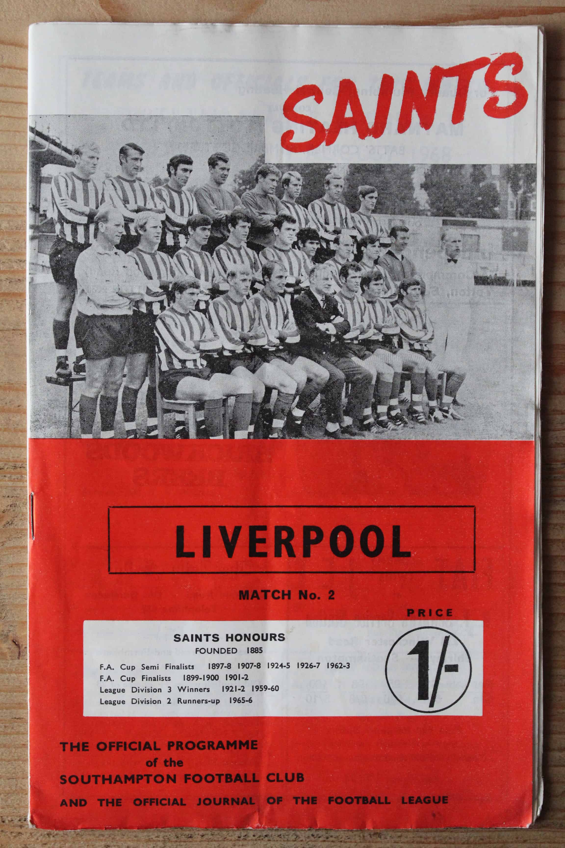 Southampton FC v Liverpool FC