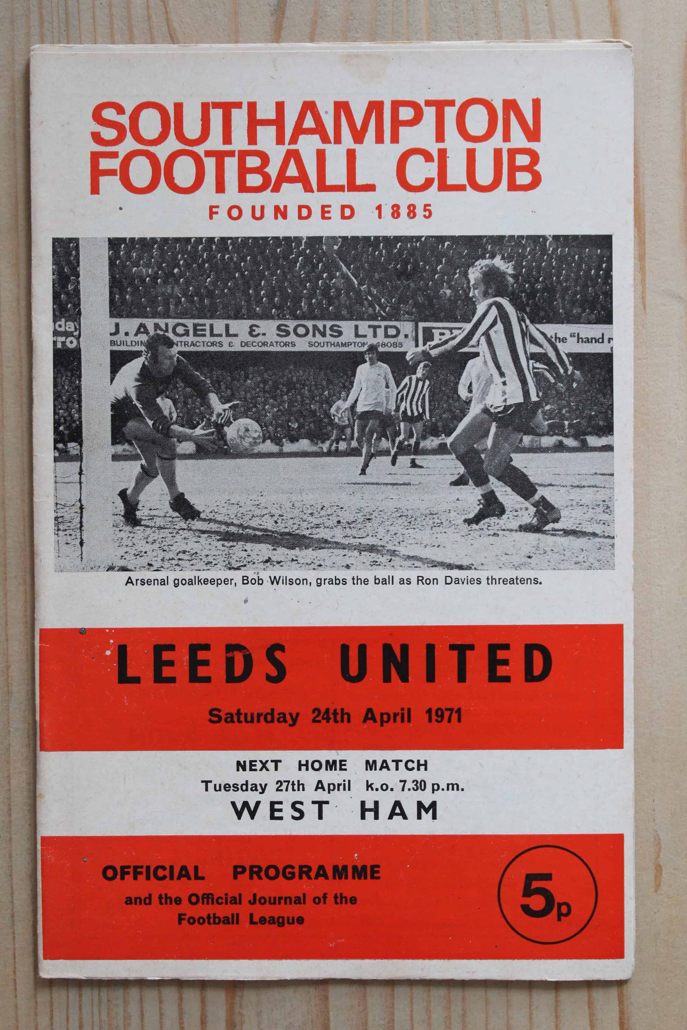 Southampton FC v Leeds United FC