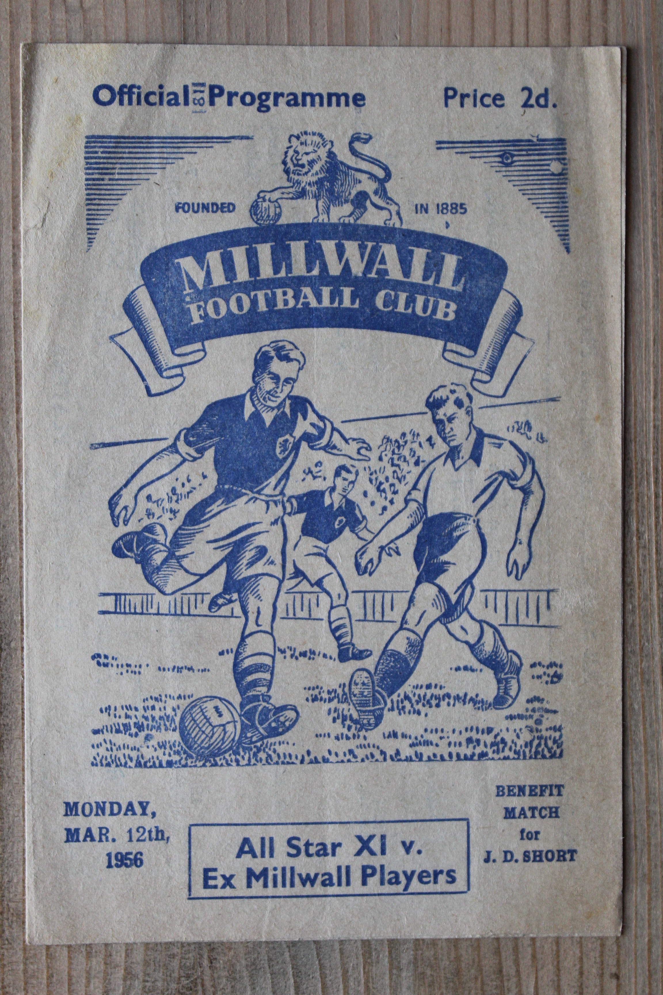 All Stars XI  v Ex Millwall Players