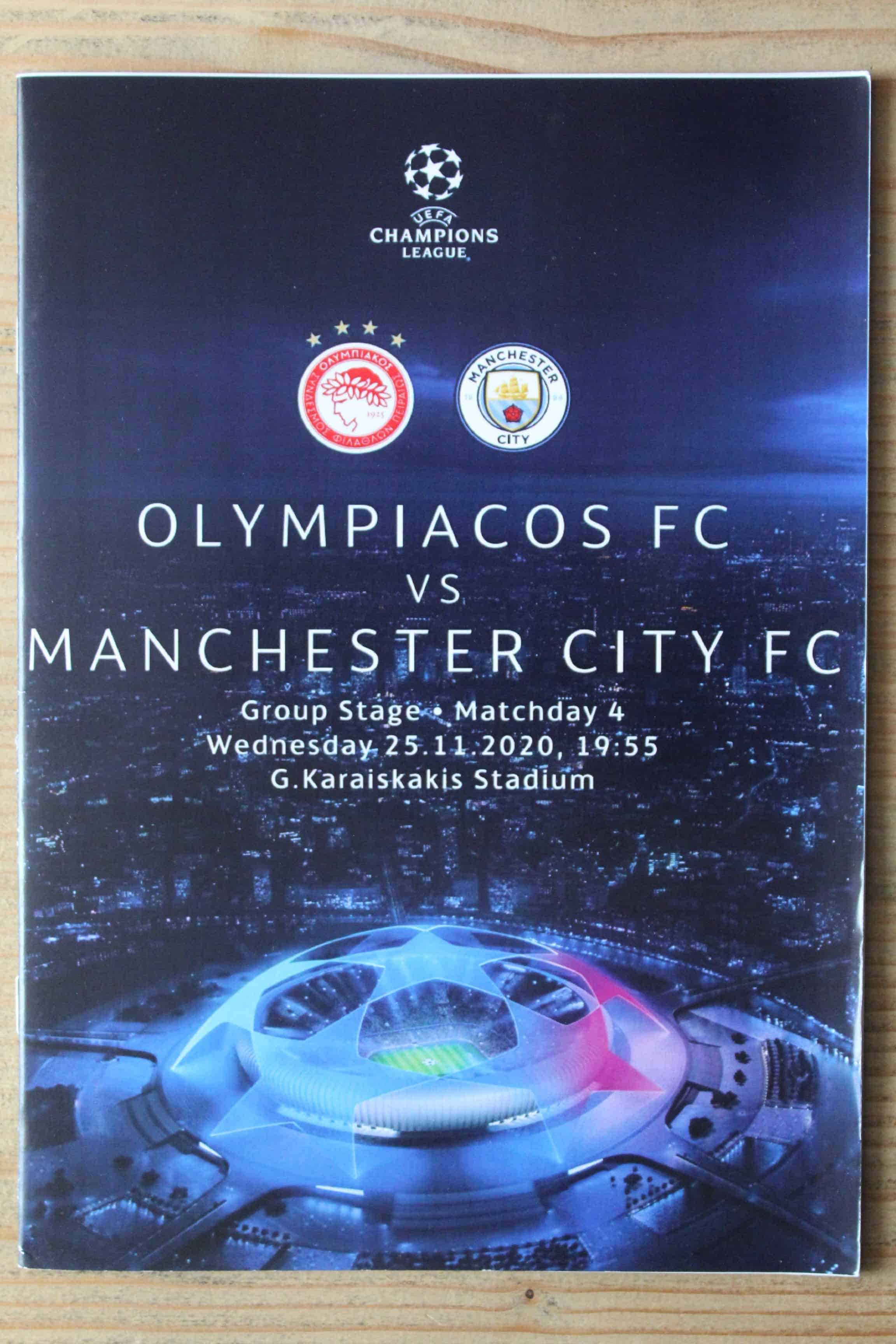 Olympiakos FC v Manchester City FC