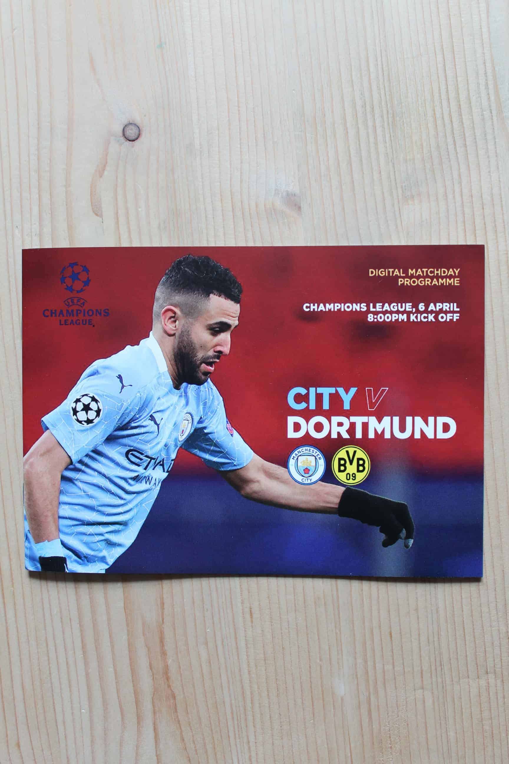 Manchester City FC v Borussia Dortmund