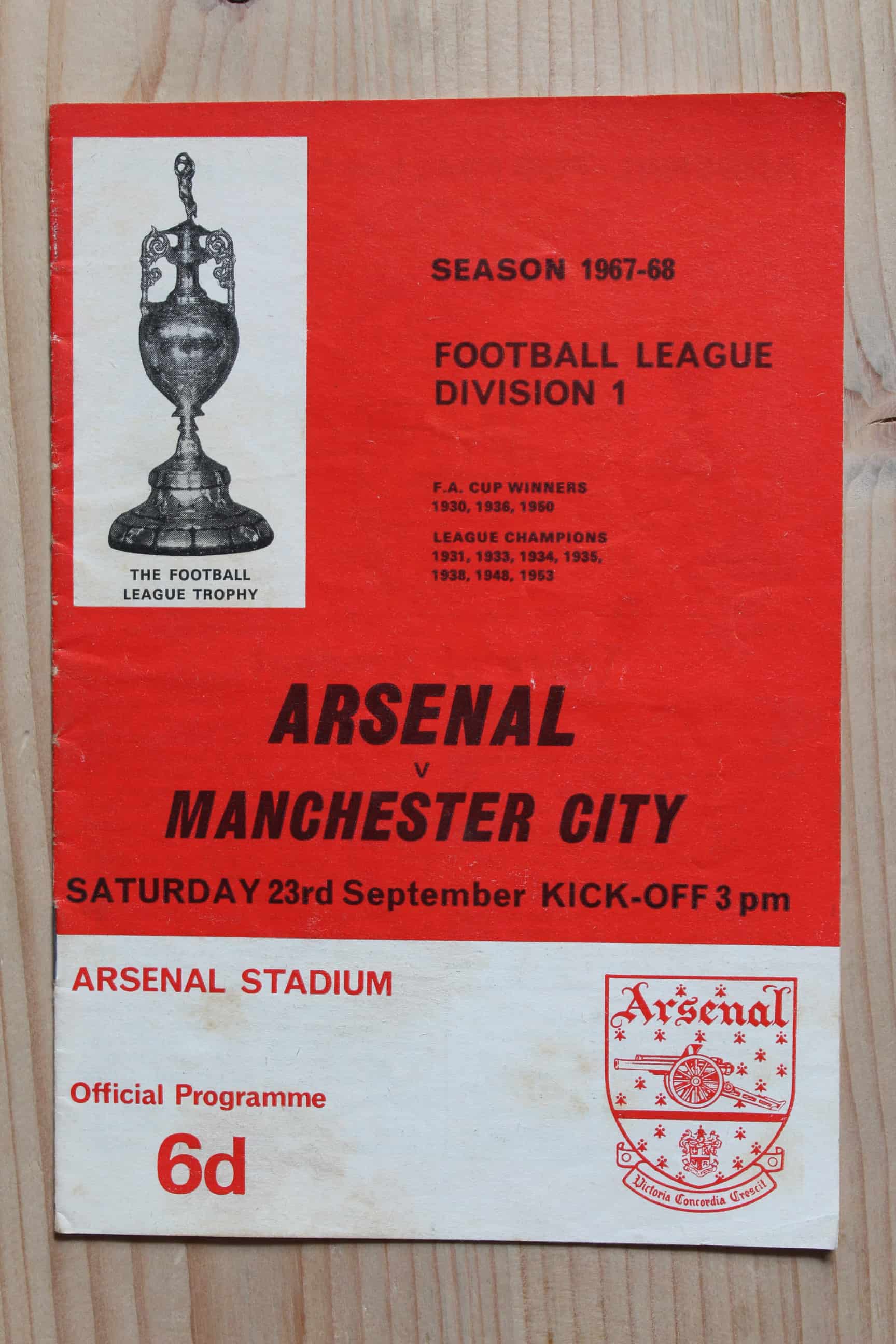 Arsenal FC v Manchester City FC