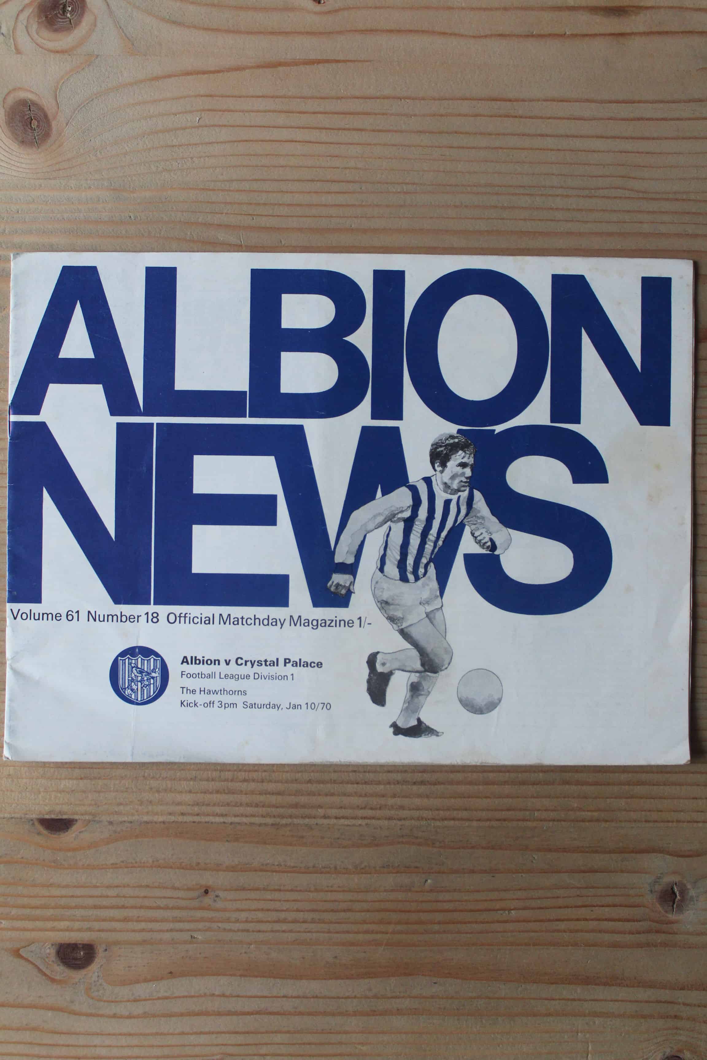 West Bromwich Albion FC  v Crystal Palace FC