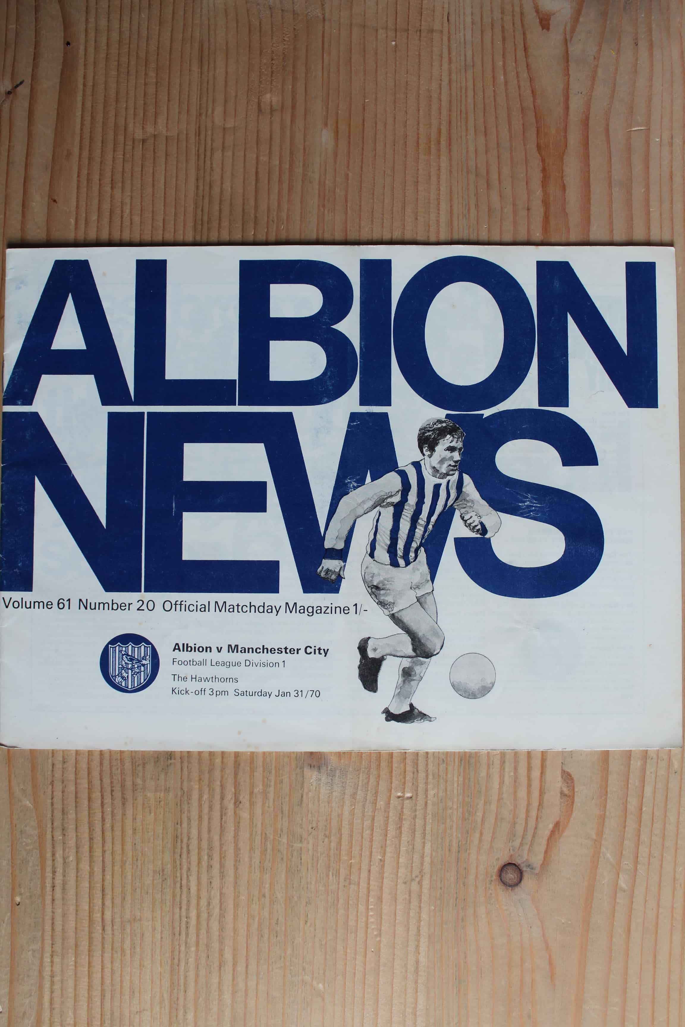 West Bromwich Albion FC  v Manchester City FC