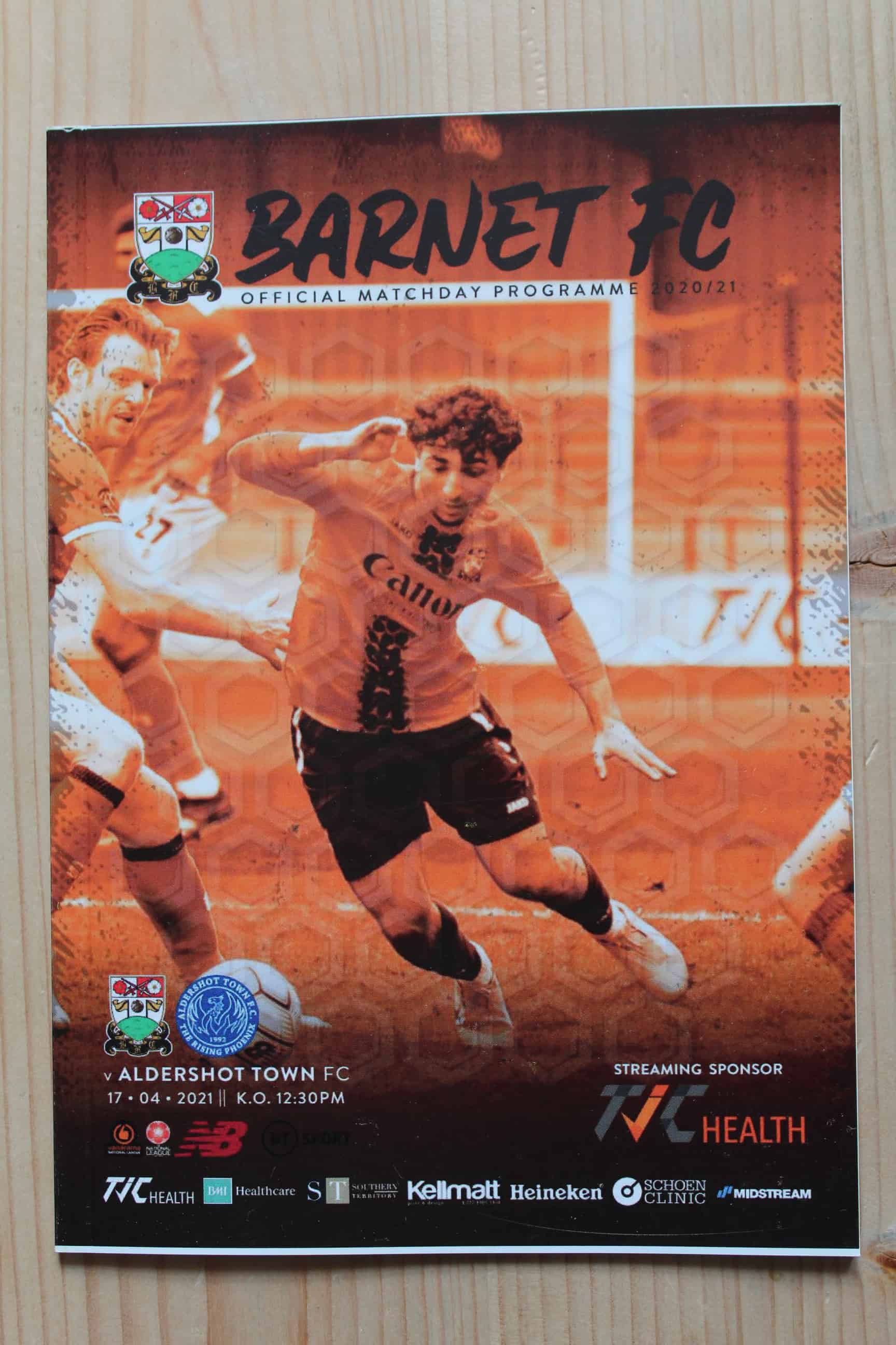 Barnet FC v Aldershot Town F.C