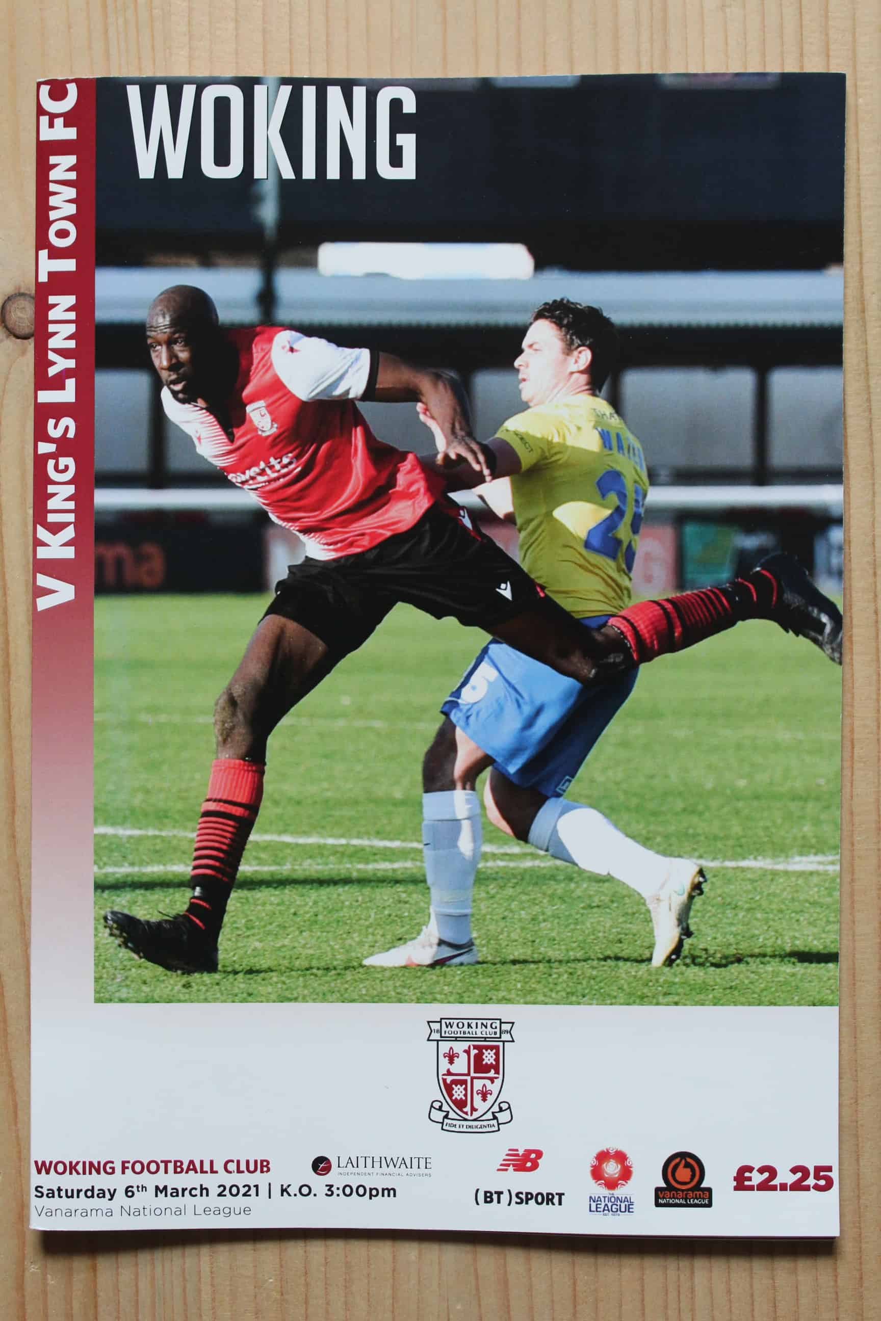 Woking FC v Kings Lynn Town