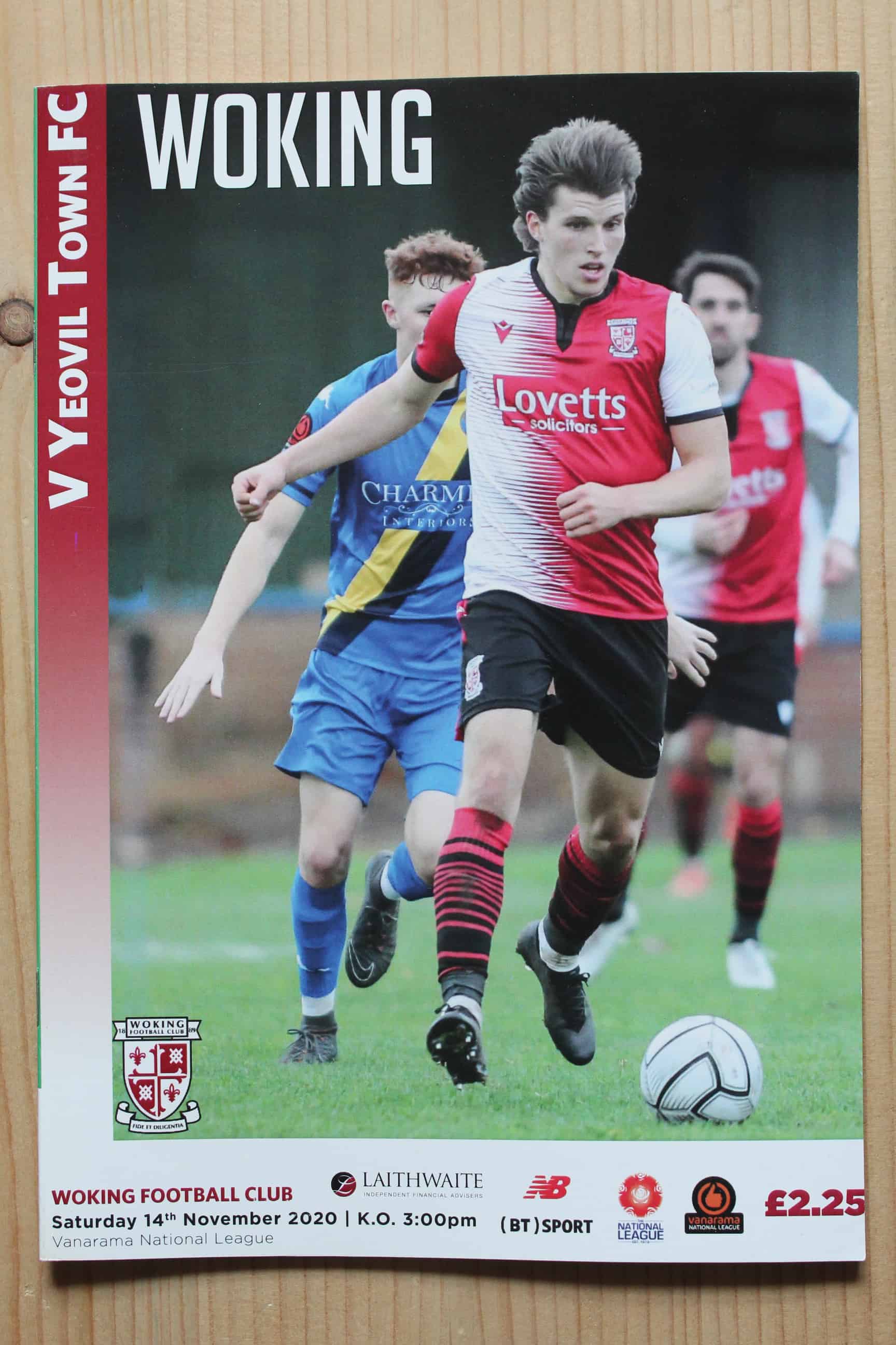 Woking FC v Yeovil Town FC