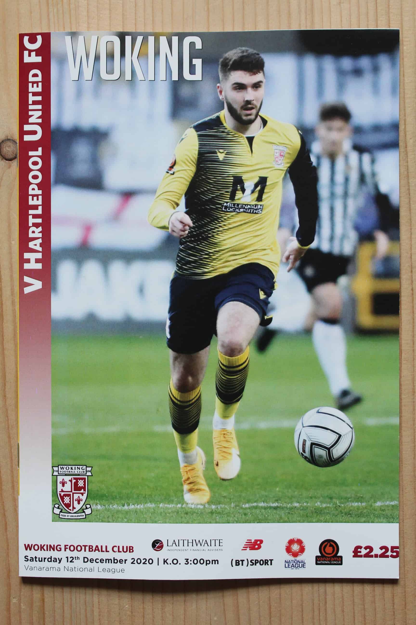 Woking FC v Hartlepool United