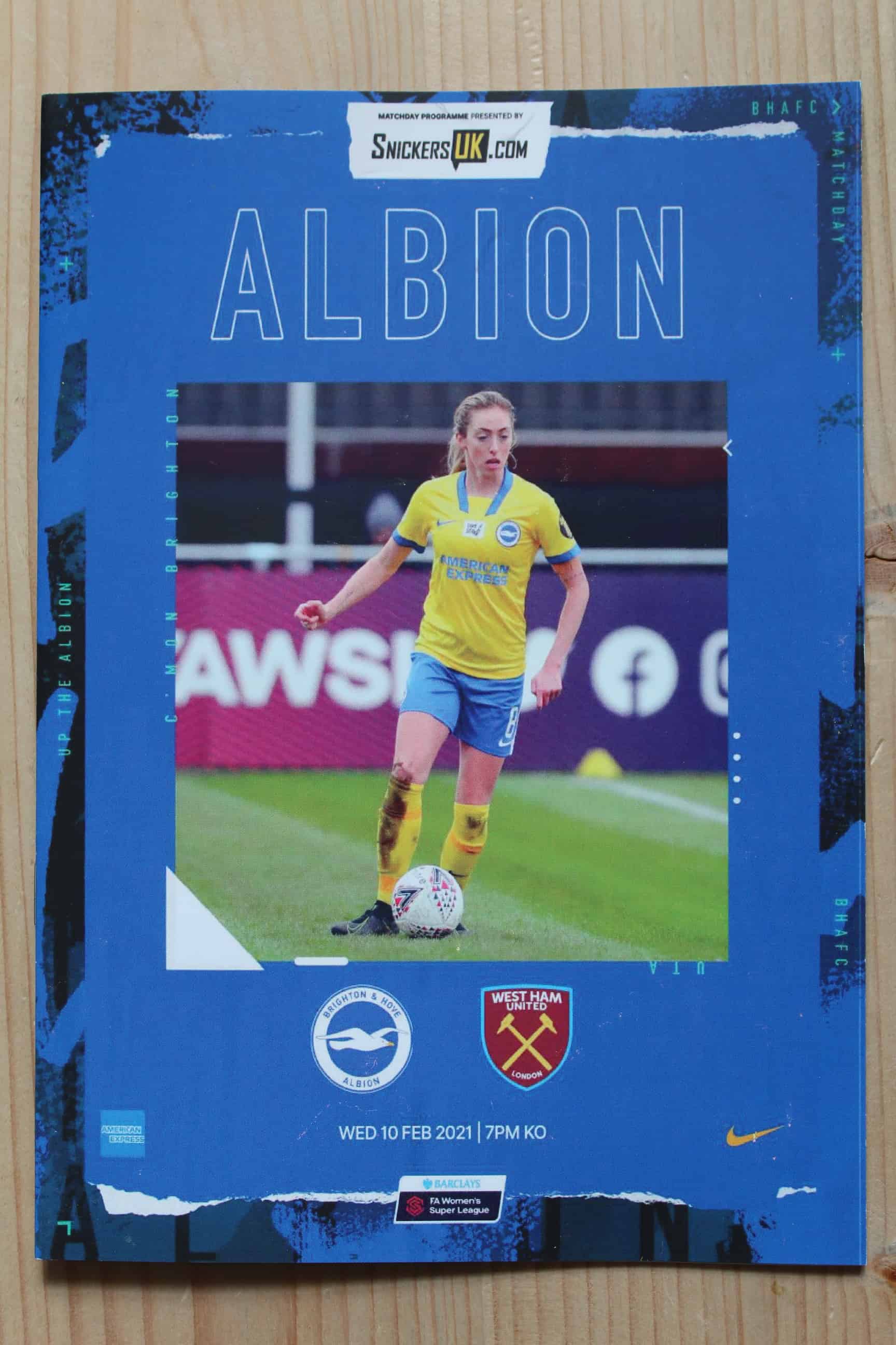 Brighton & Hove Albion (Women) v West Ham (Women)