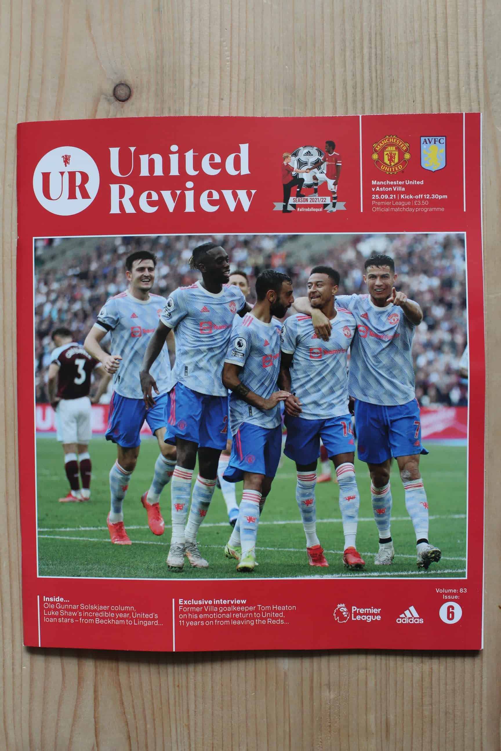 Manchester United FC v Aston Villa FC