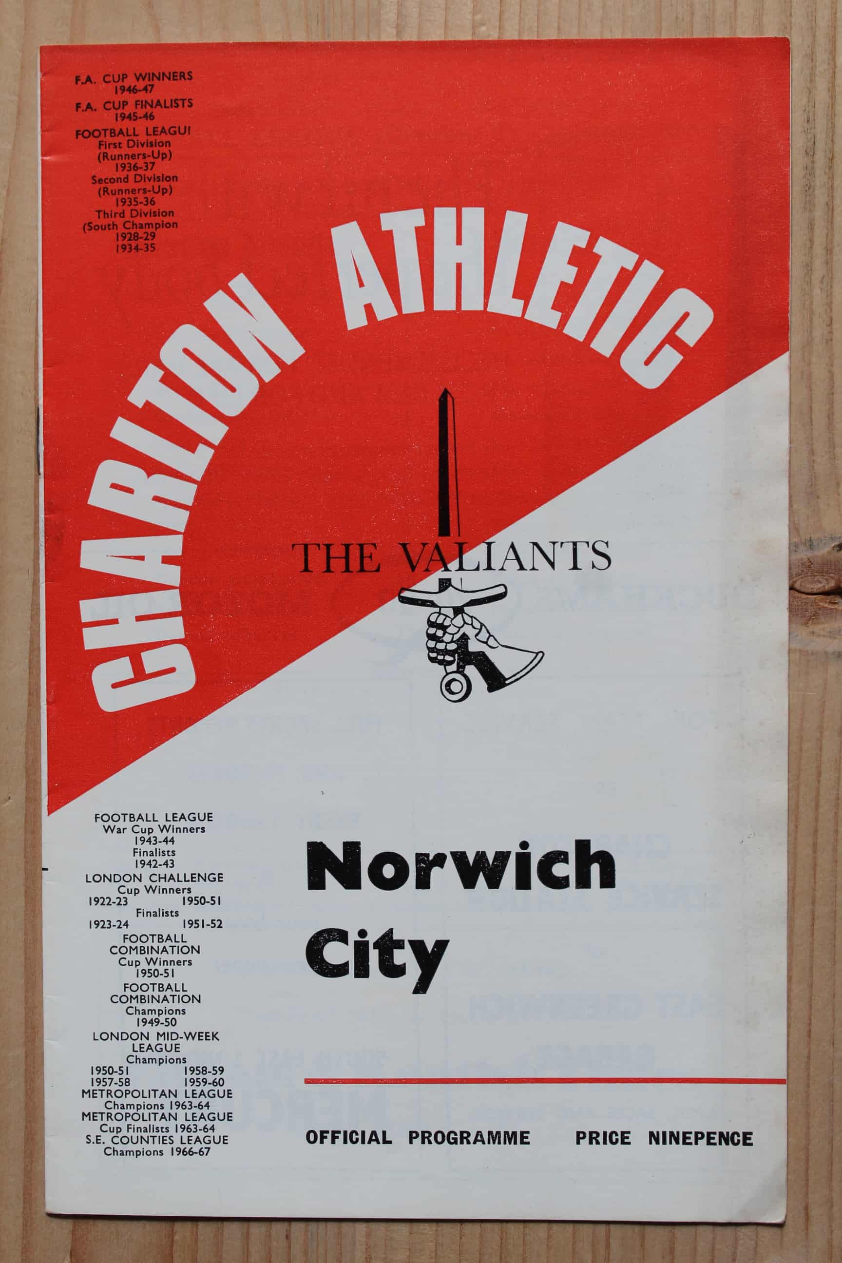 Charlton Athletic FC v Norwich City FC