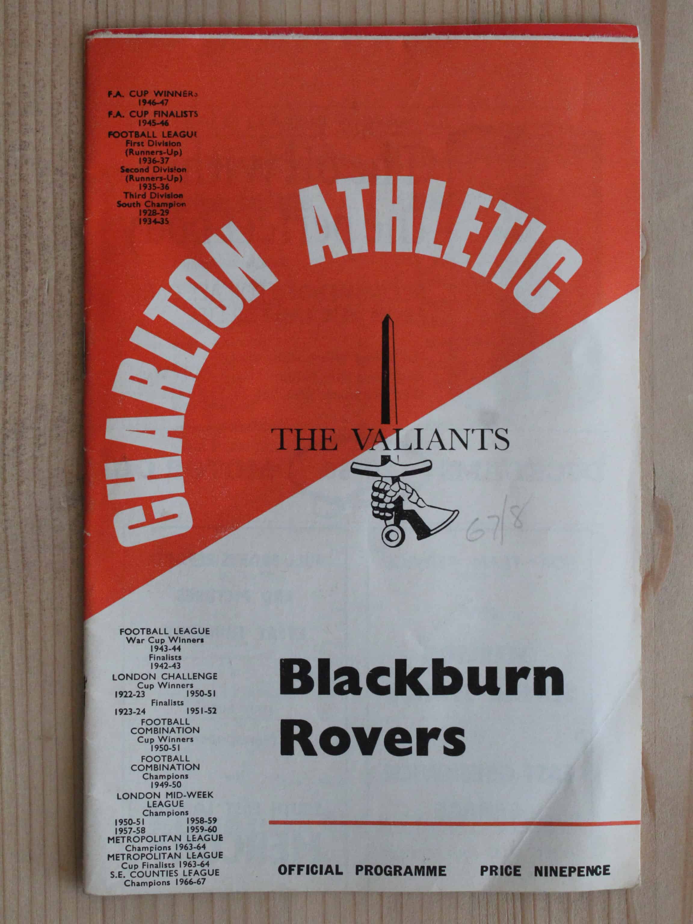 Charlton Athletic FC v Blackburn Rovers FC