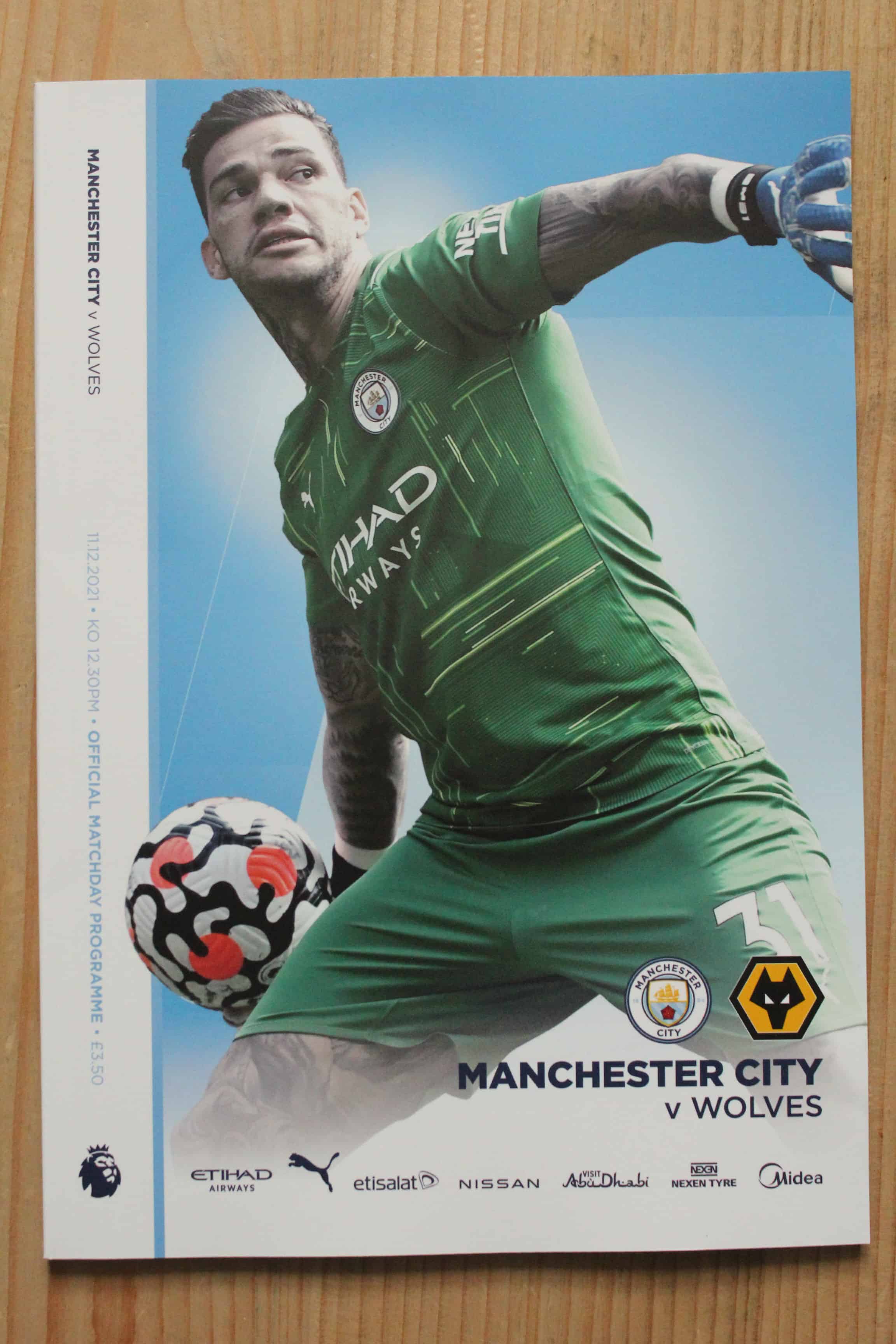 Manchester City FC v Wolverhampton Wanderers FC