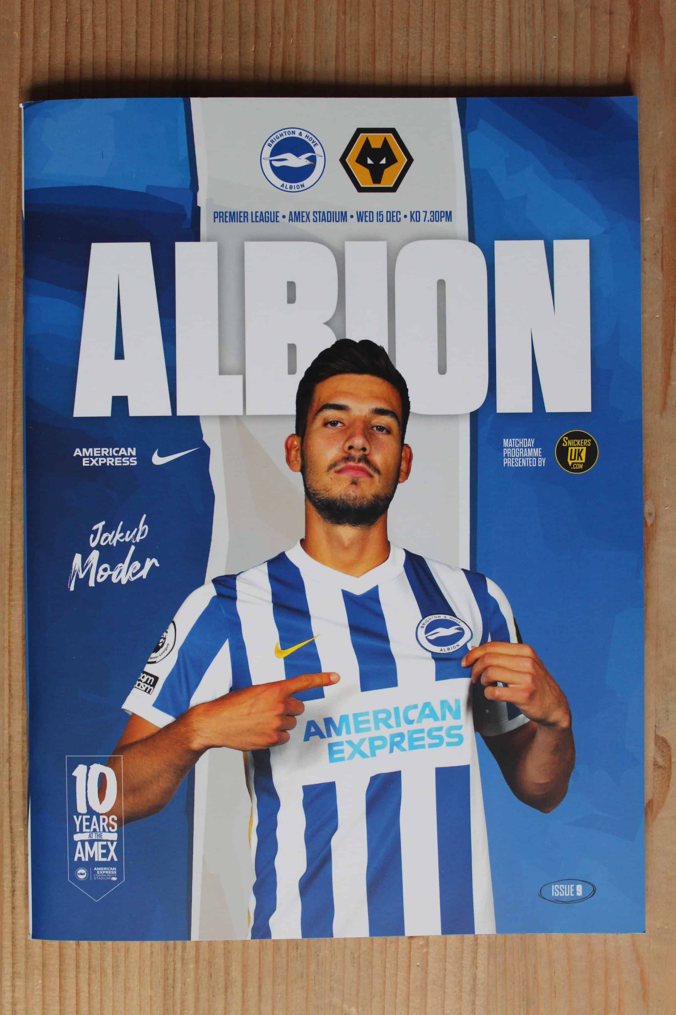 Brighton & Hove Albion FC v Wolverhampton Wanderers FC