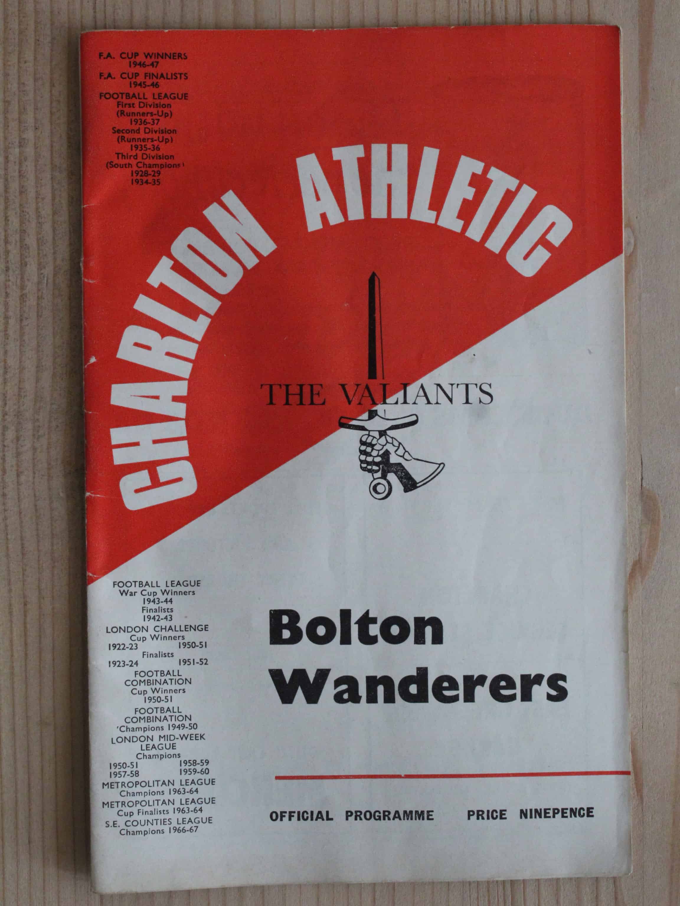 Charlton Athletic FC v Bolton Wanderers FC