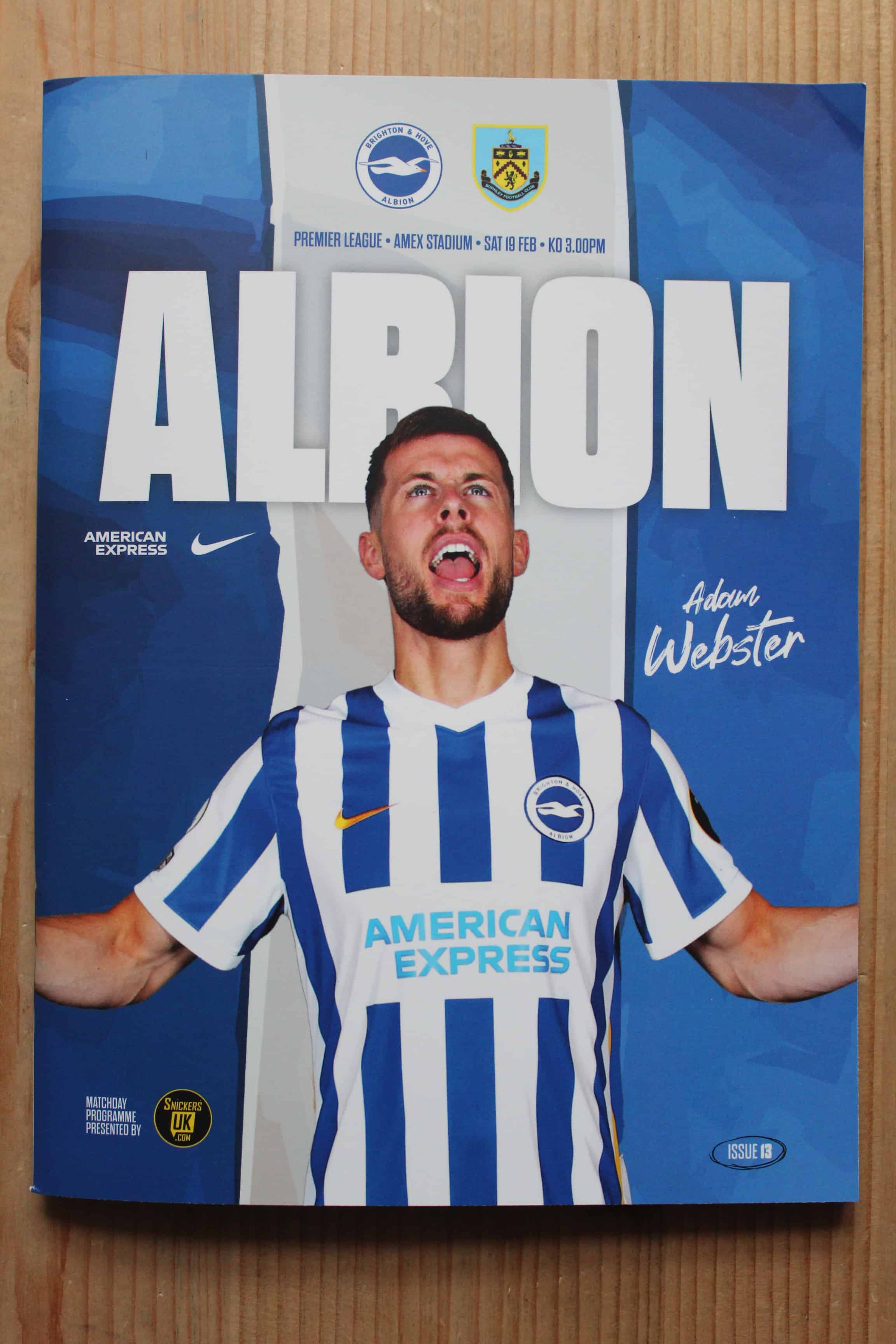 Brighton & Hove Albion FC v Burnley FC