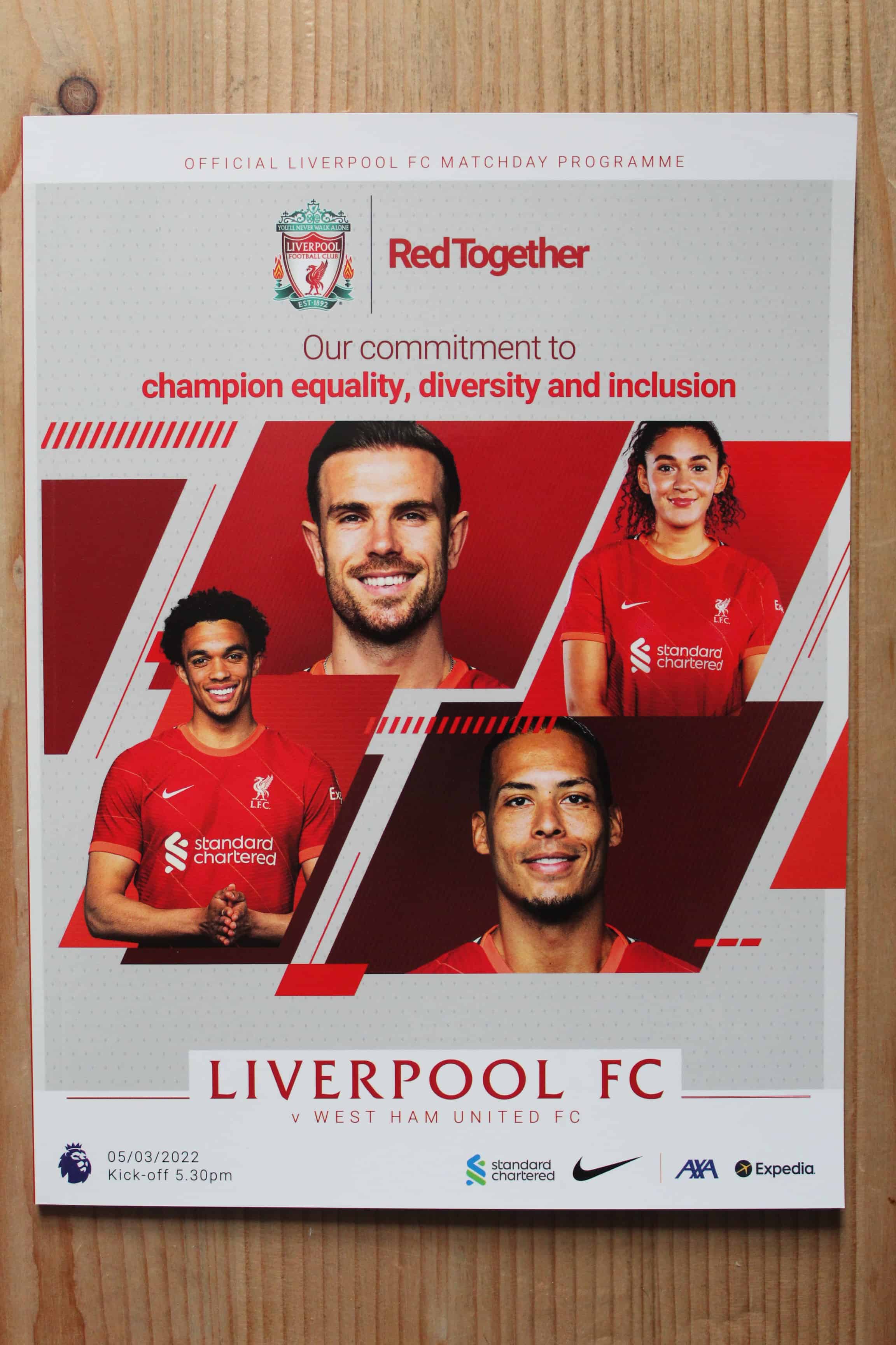 Liverpool FC v West Ham United FC