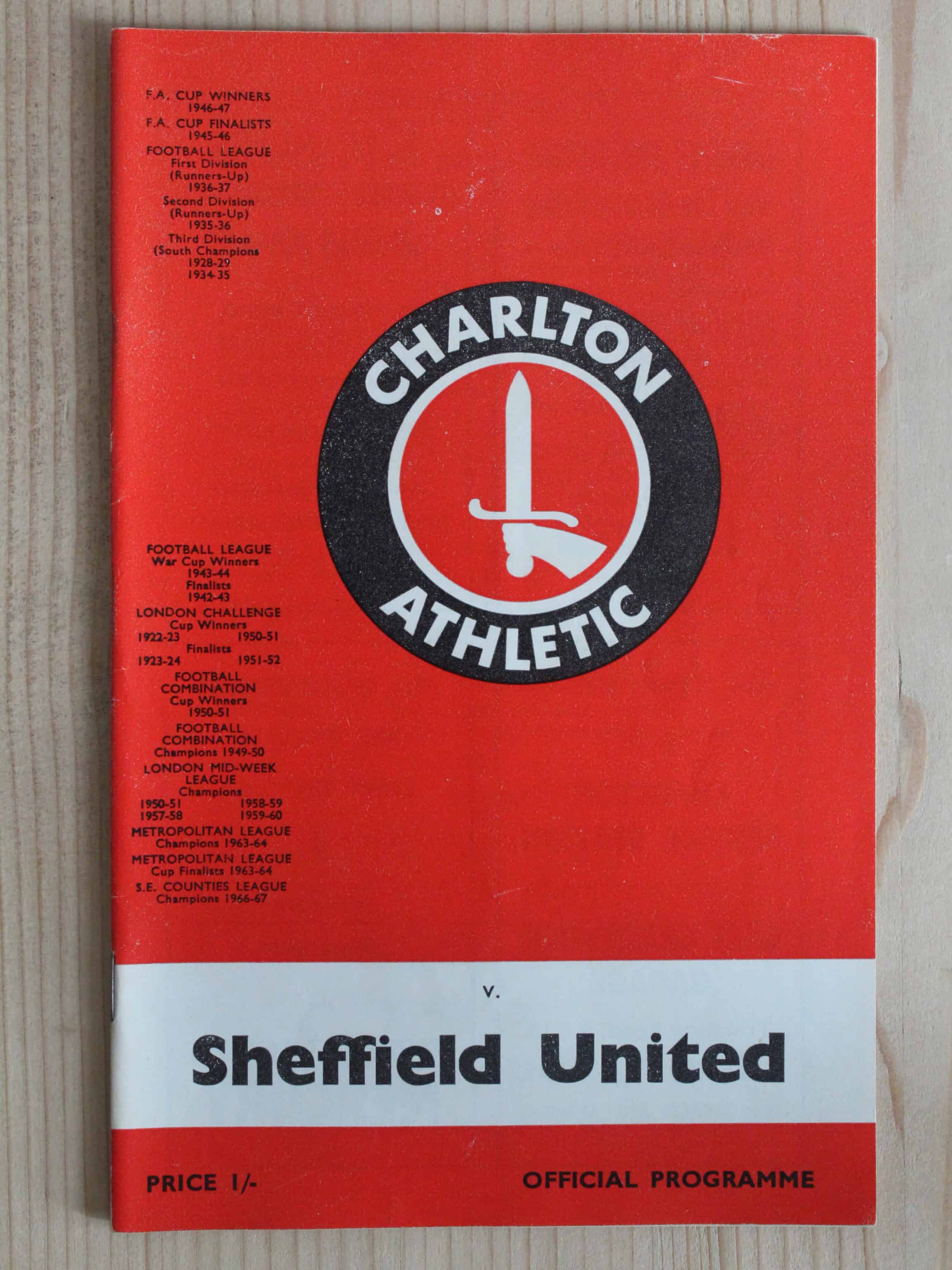 Charlton Athletic FC v Sheffield United FC