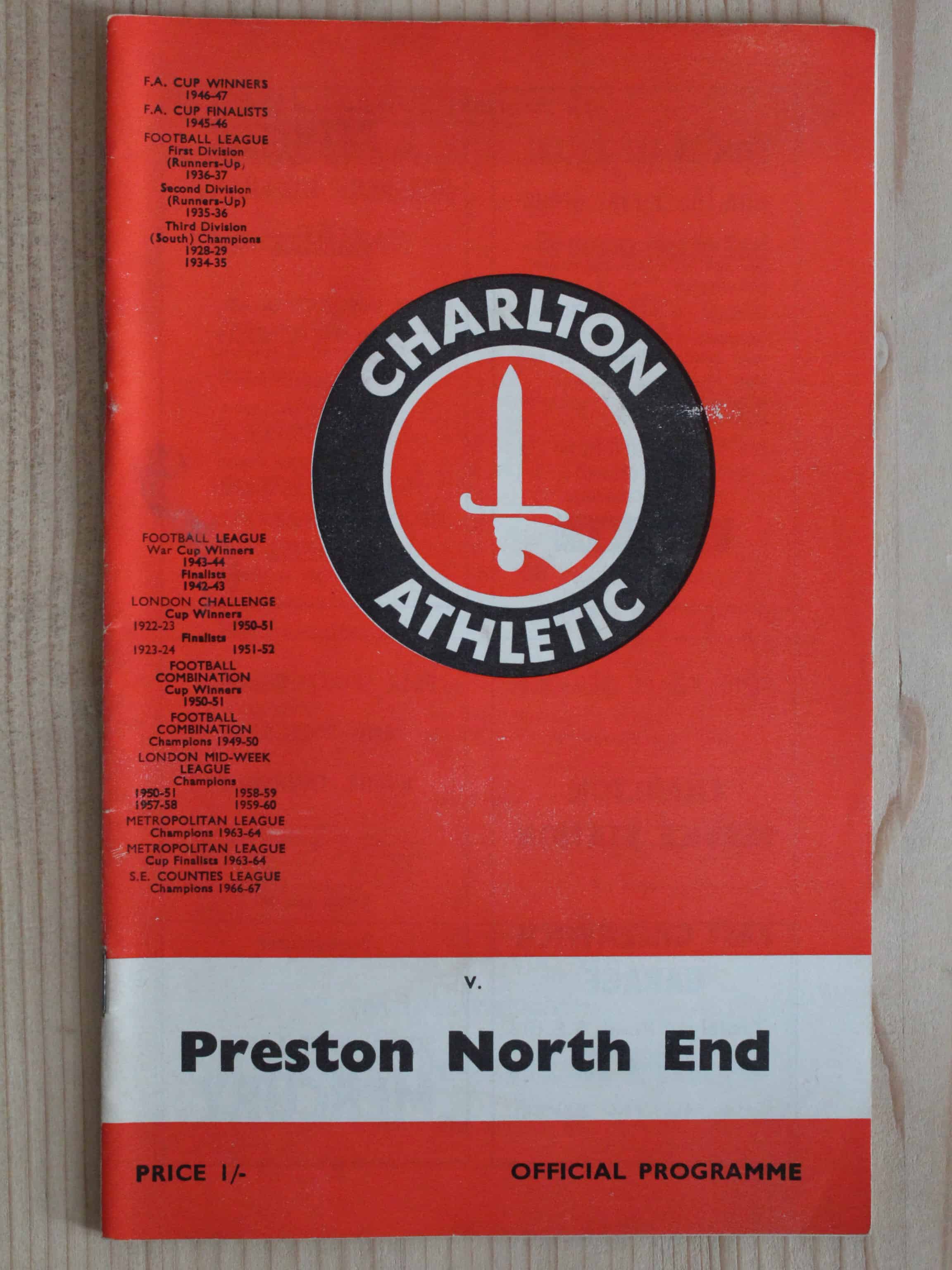 Charlton Athletic FC v Preston North End FC