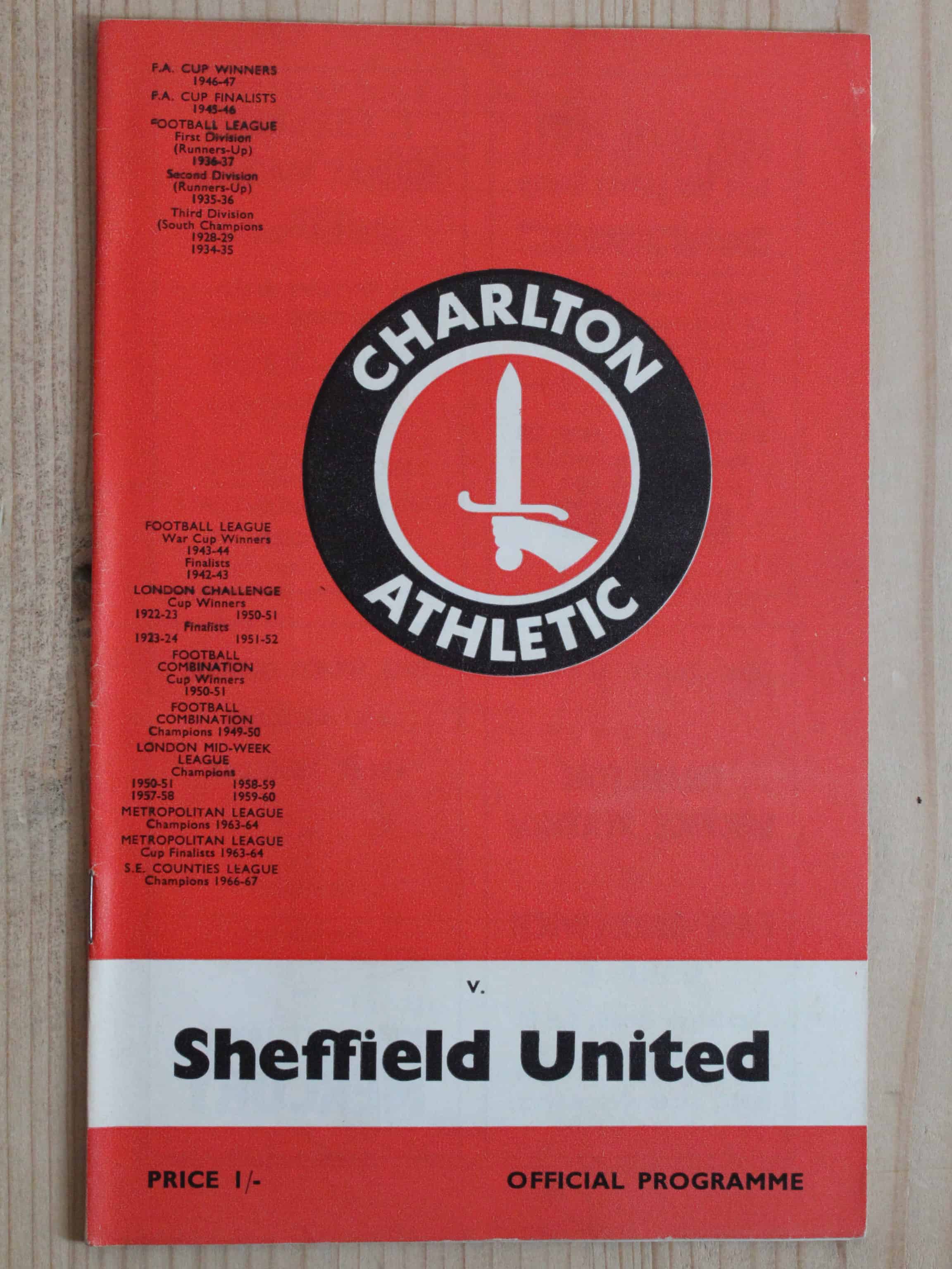 Charlton Athletic FC v Sheffield United FC