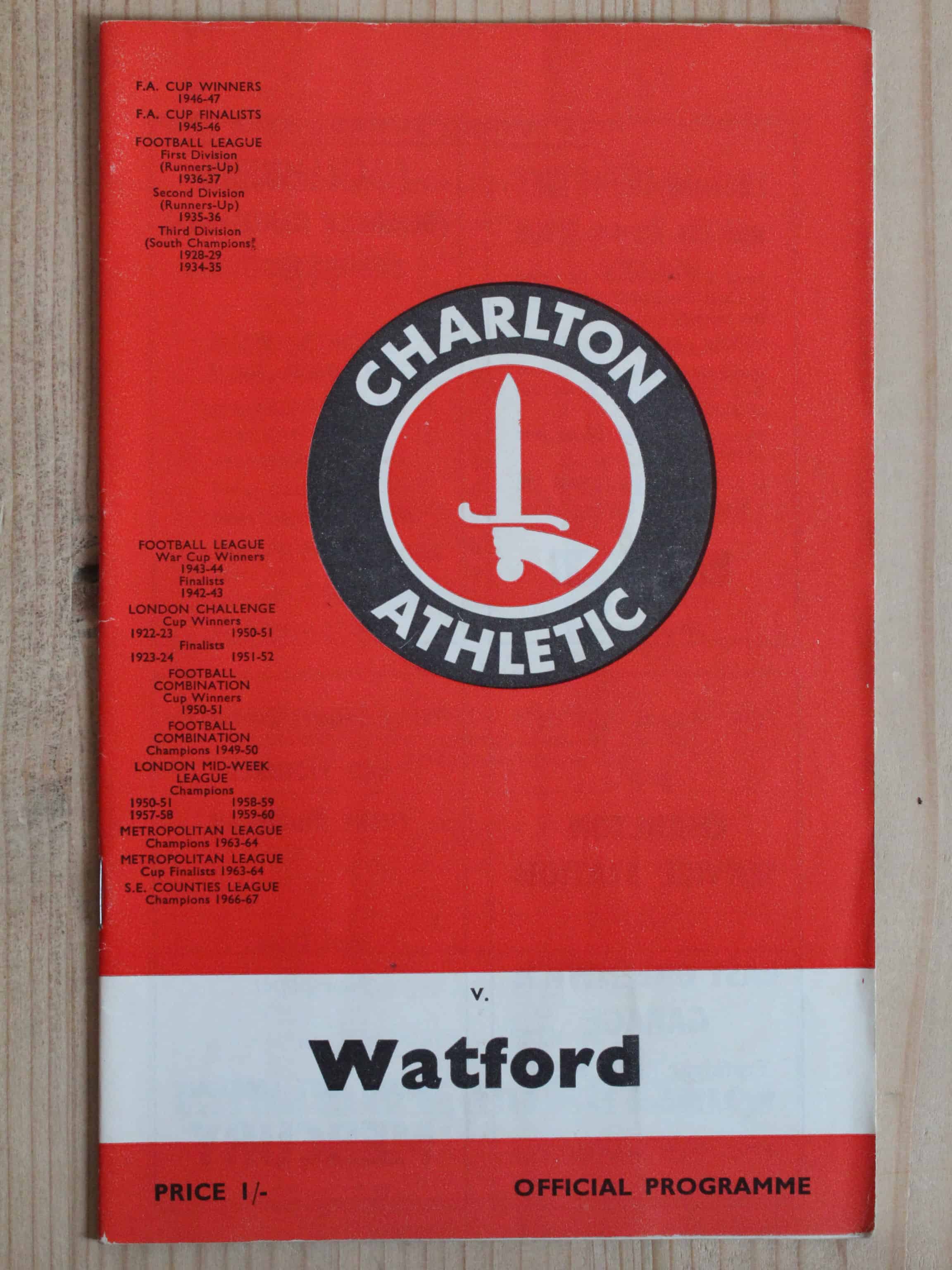 Charlton Athletic FC v Watford FC