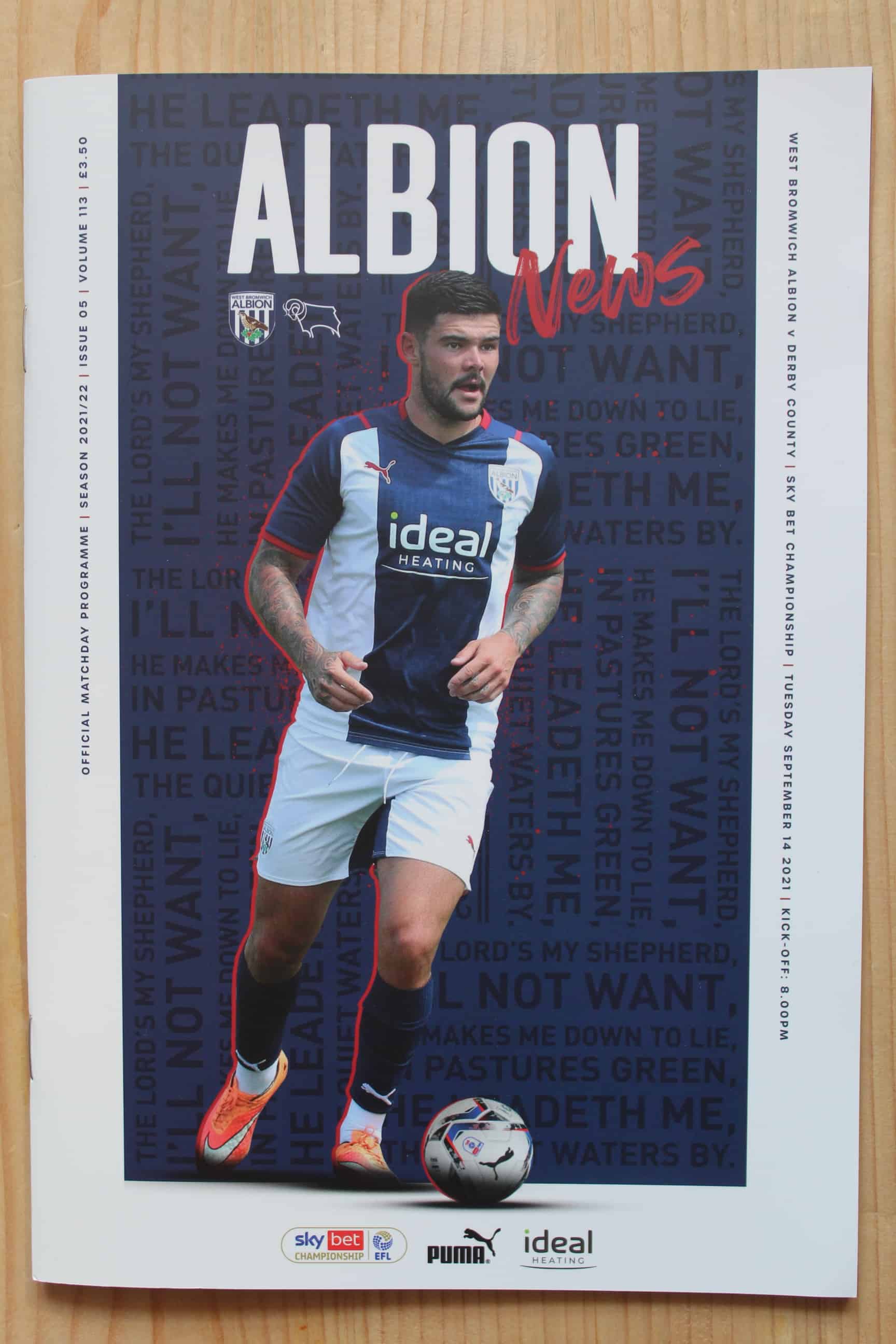 West Bromwich Albion FC  v Derby County FC