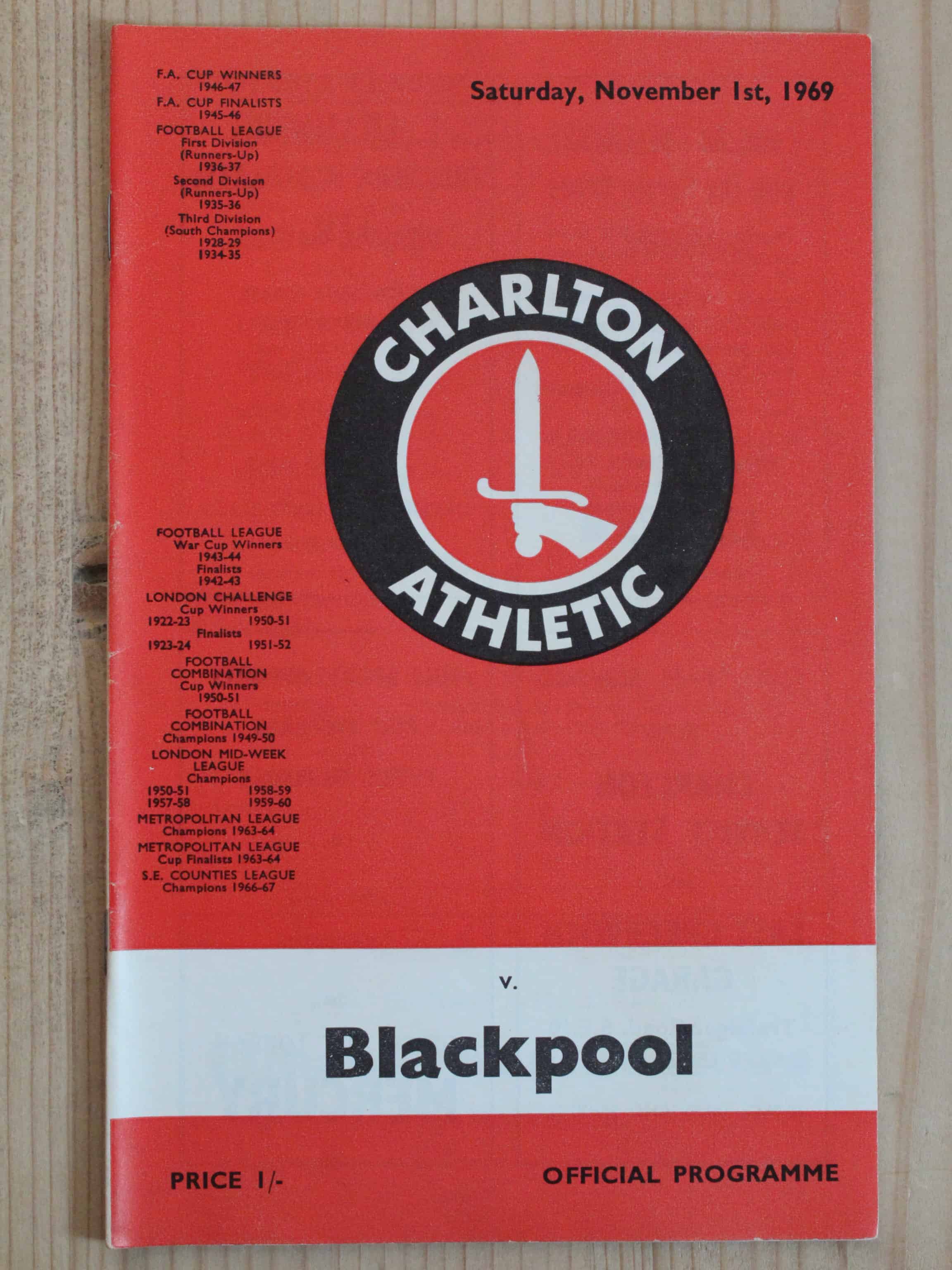 Charlton Athletic FC v Blackpool FC