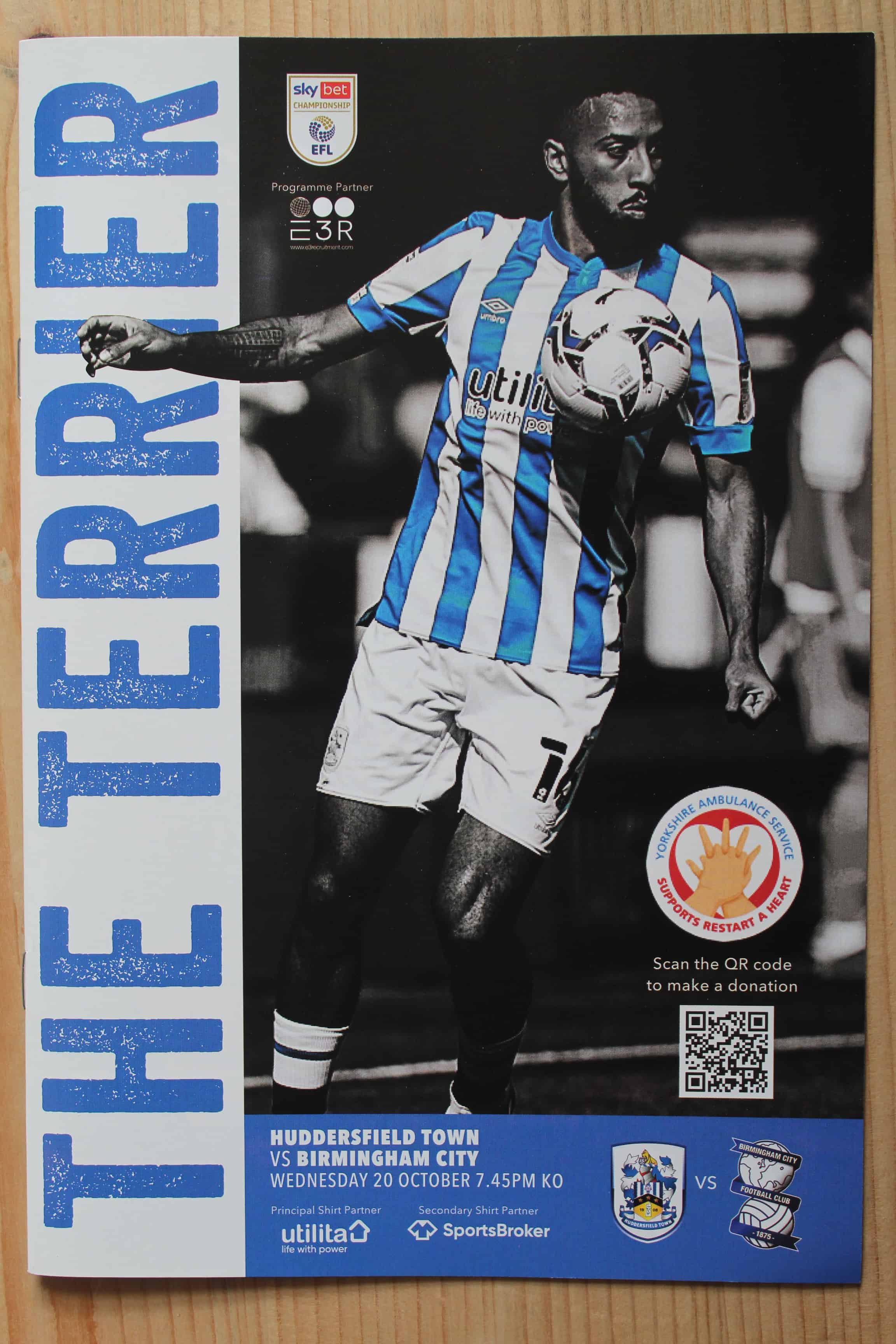 Huddersfield Town FC v Birmingham City FC