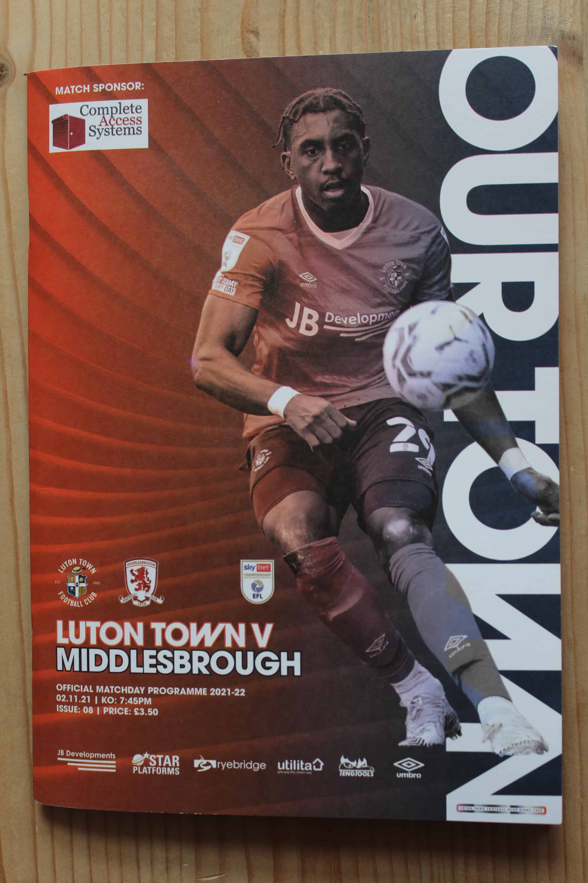 Luton Town FC v Middlesbrough FC