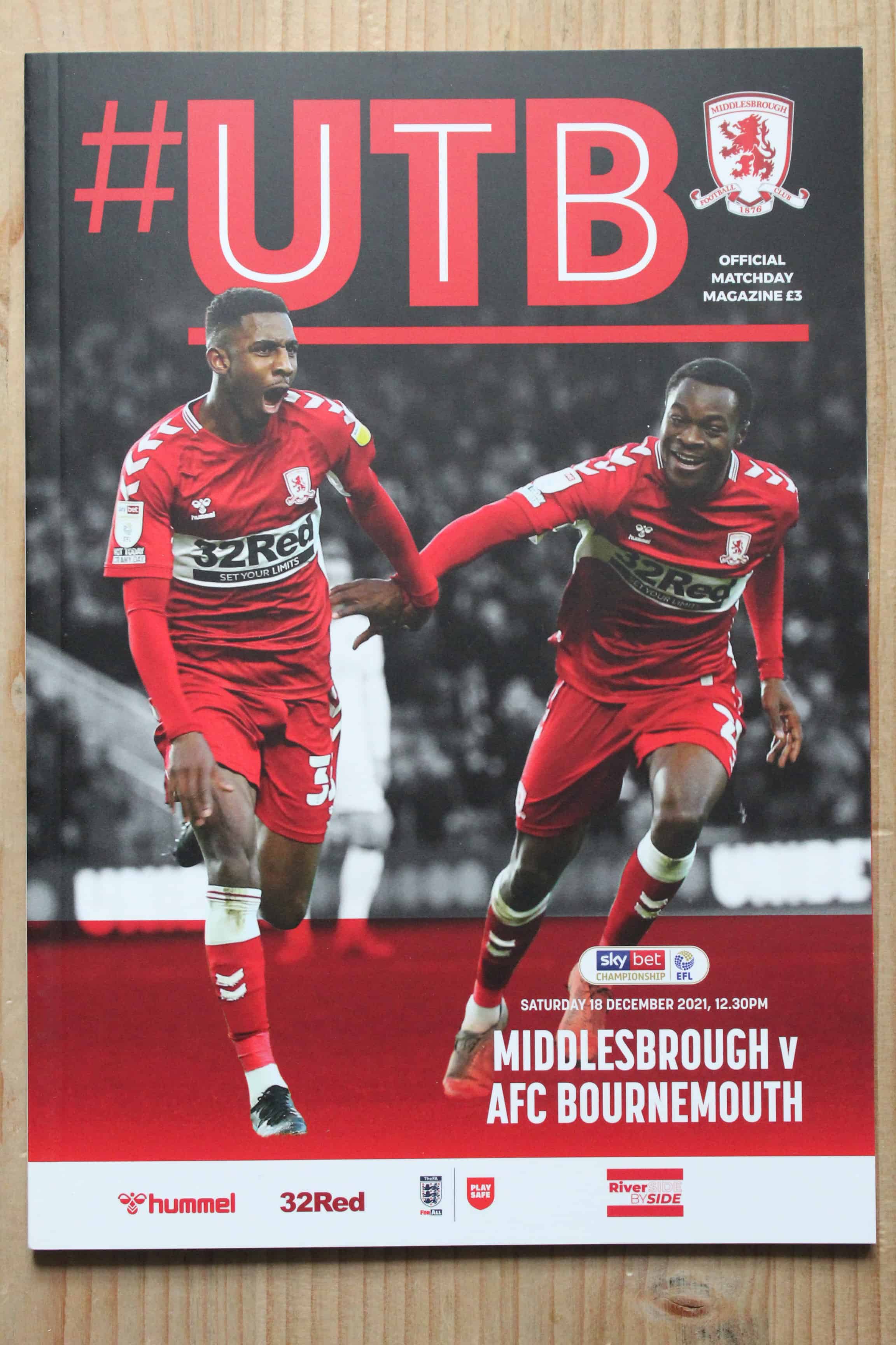 Middlesbrough FC v AFC Bournemouth