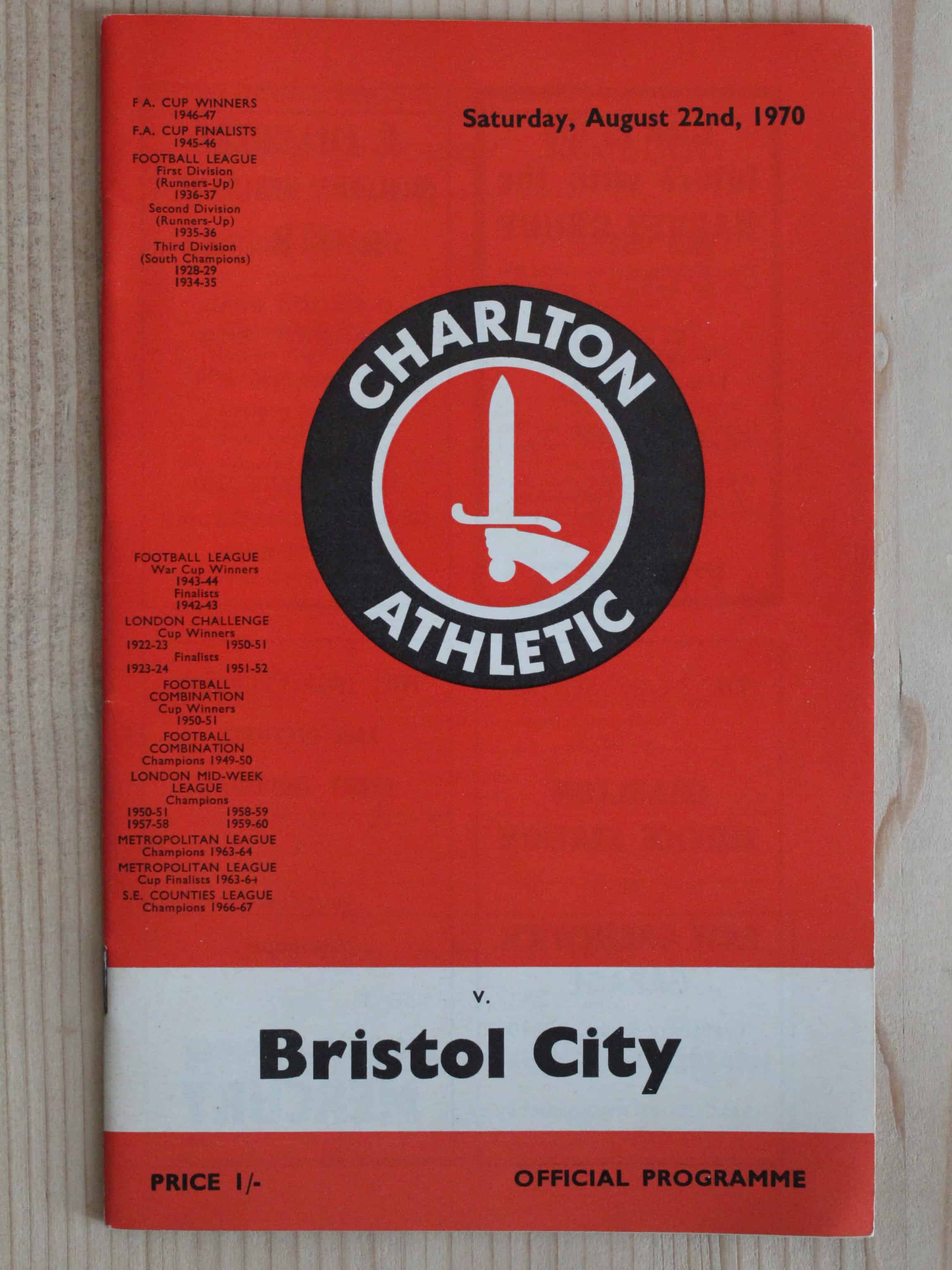 Charlton Athletic FC v Bristol City FC