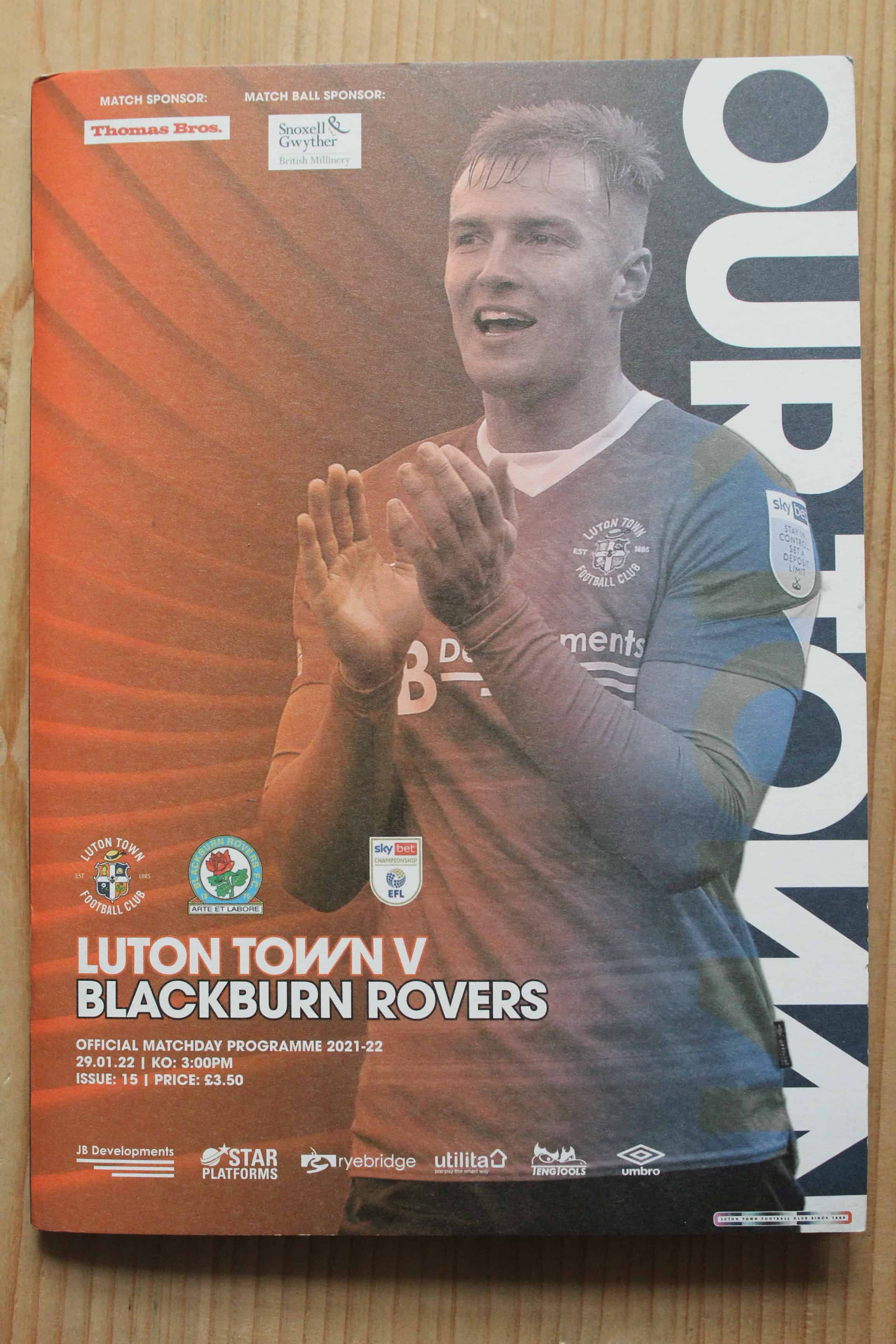 Luton Town FC v Blackburn Rovers FC