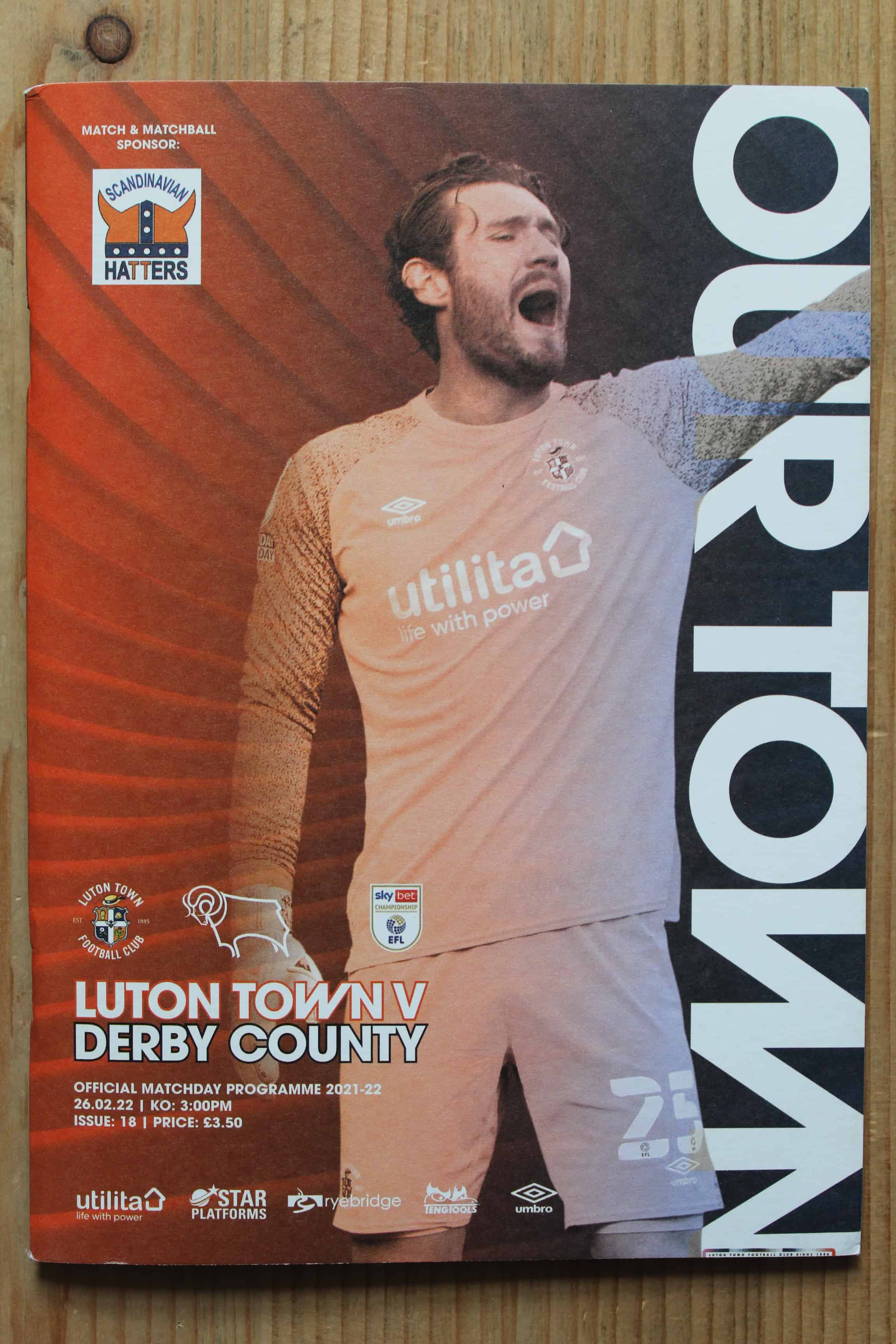 Luton Town FC v Derby County FC