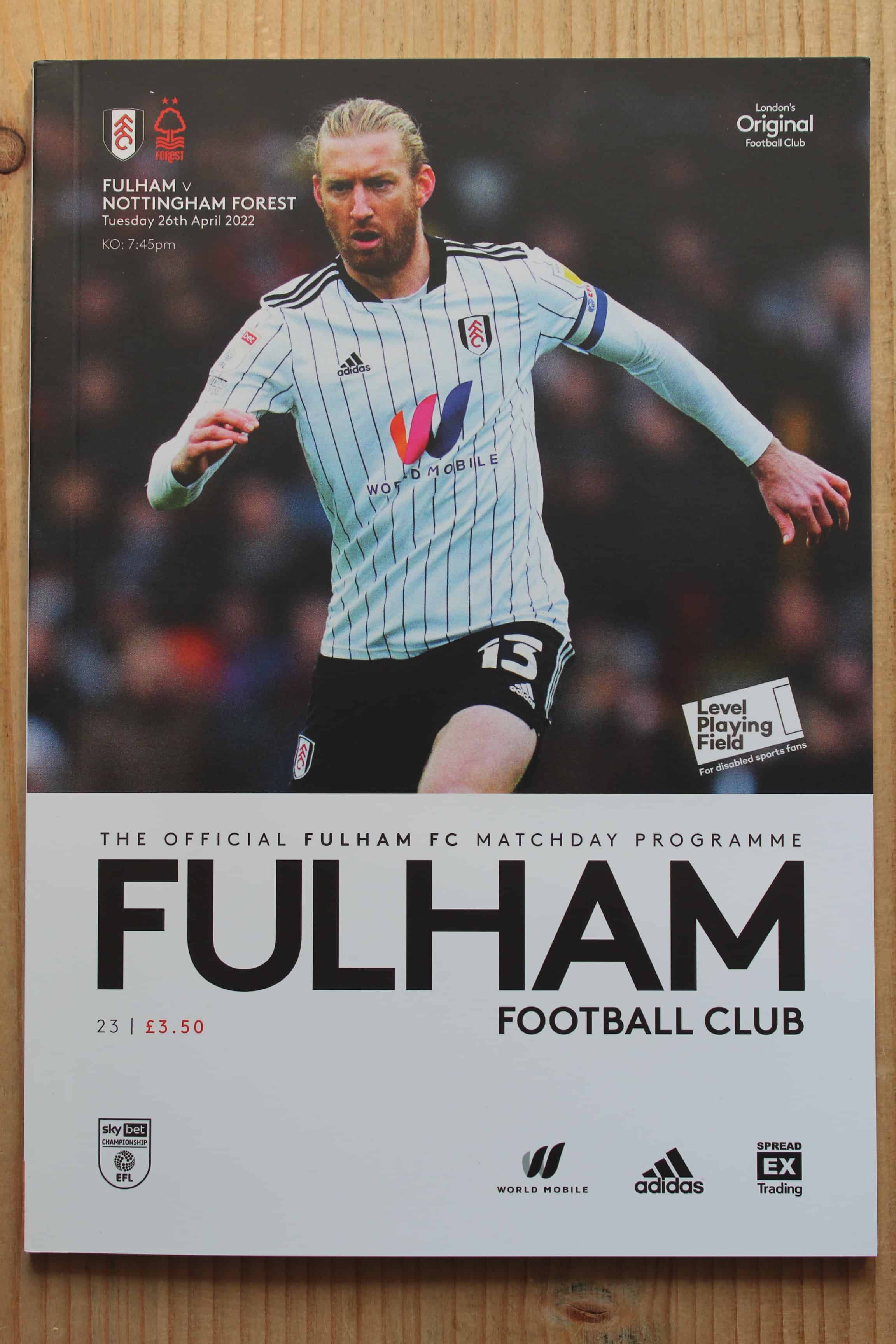 Fulham FC v Nottingham Forest FC