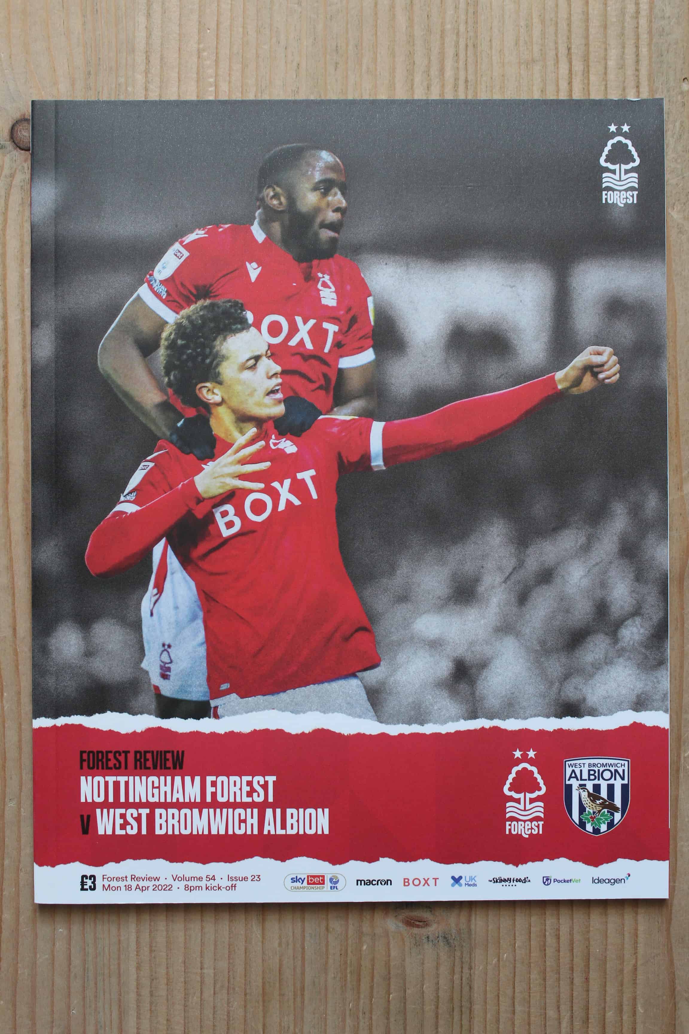 Nottingham Forest FC v West Bromwich Albion FC 