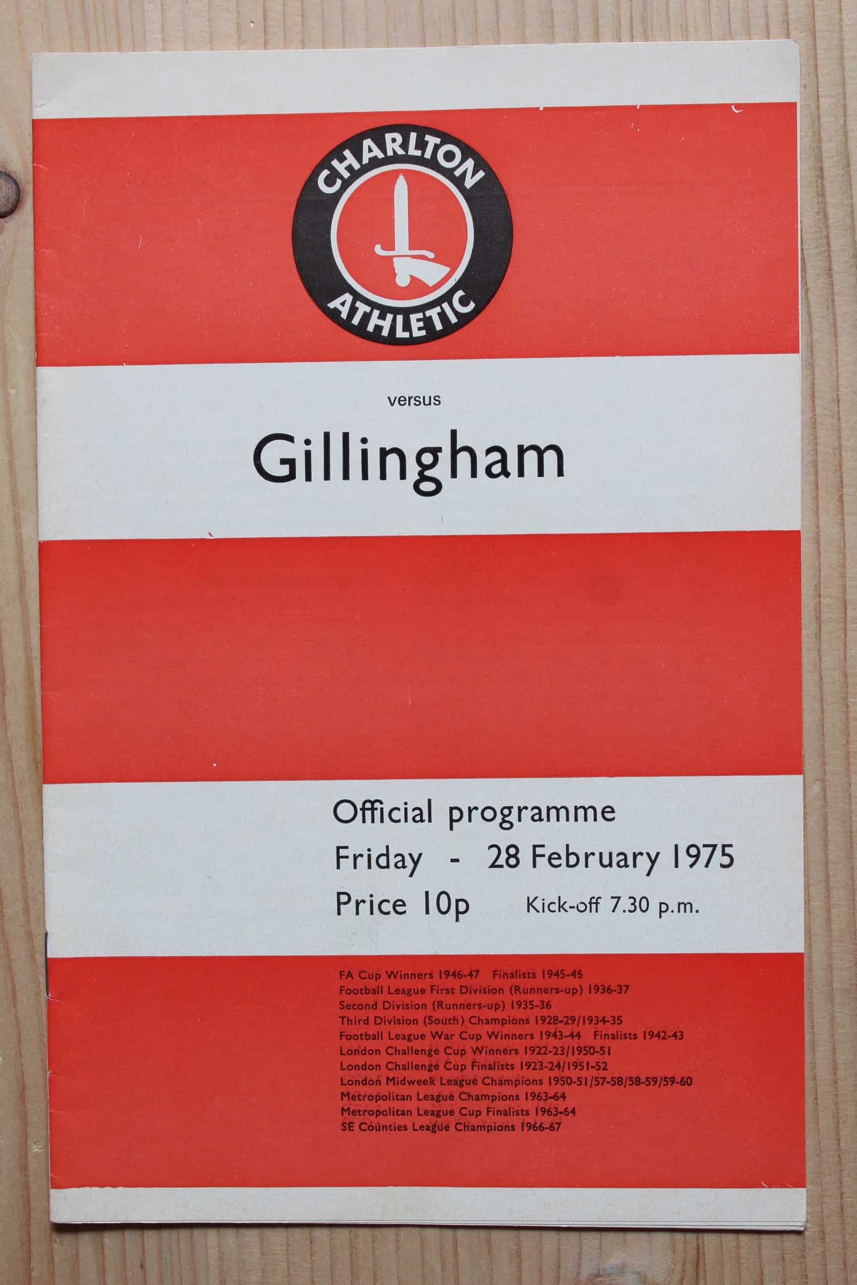 Charlton Athletic FC v Gillingham FC