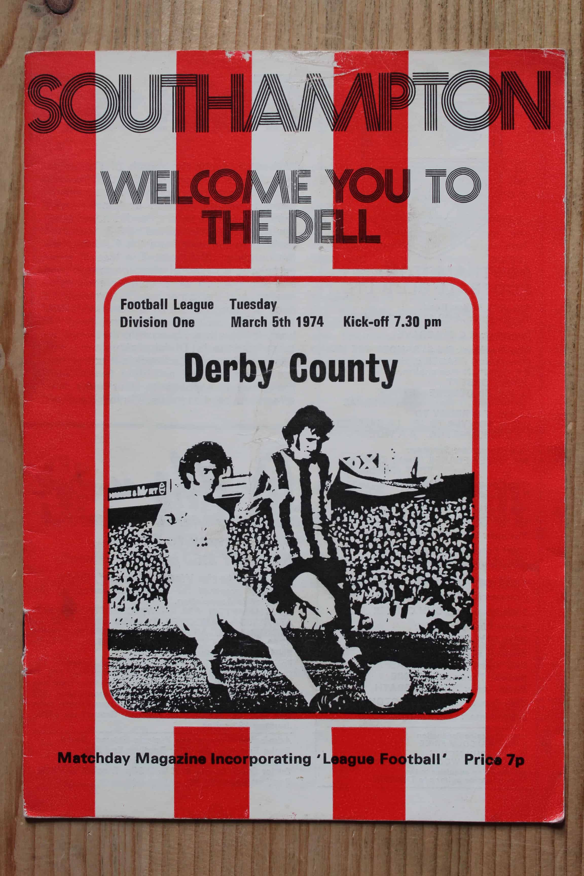 Southampton FC v Derby County FC