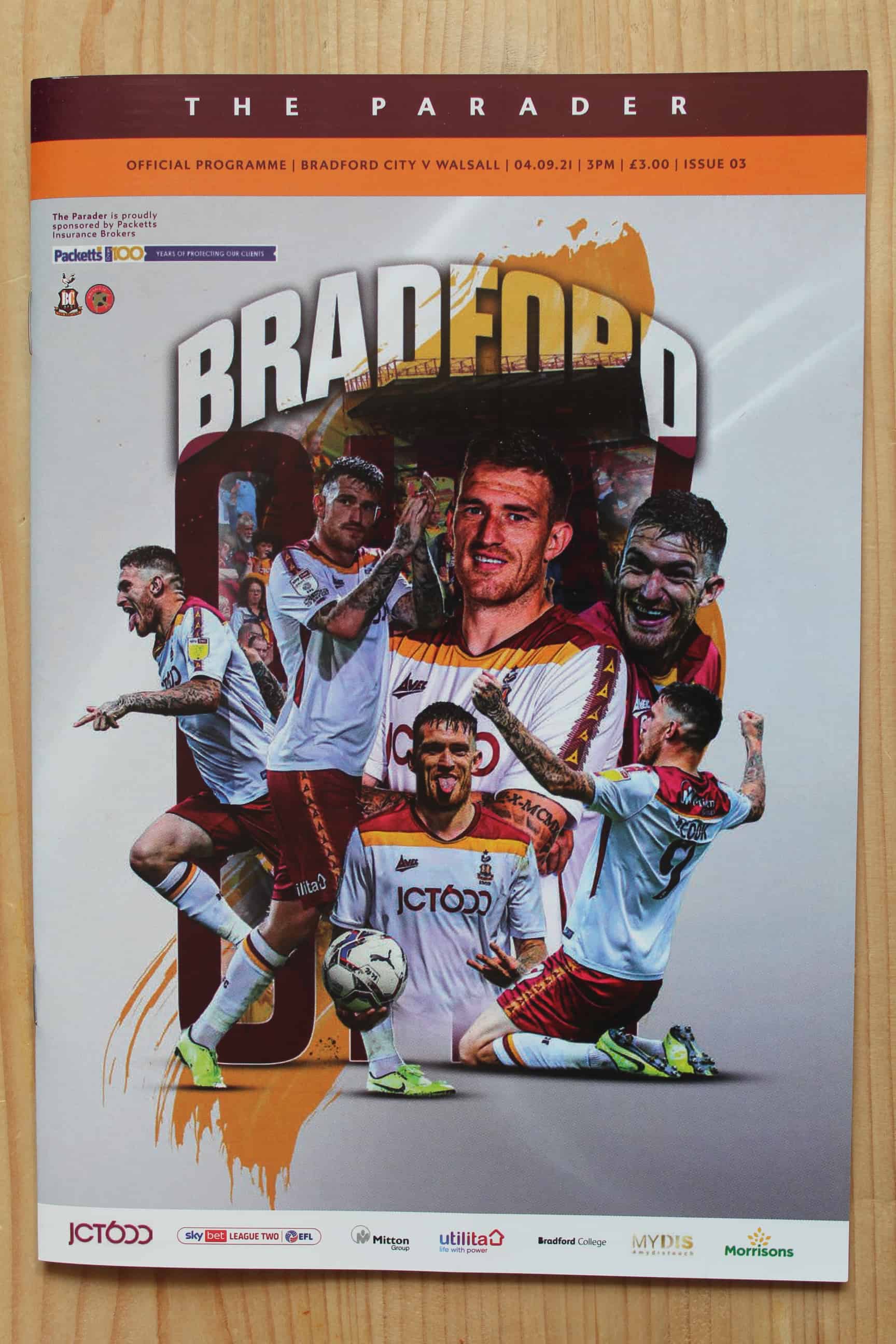 Bradford City FC v Walsall FC