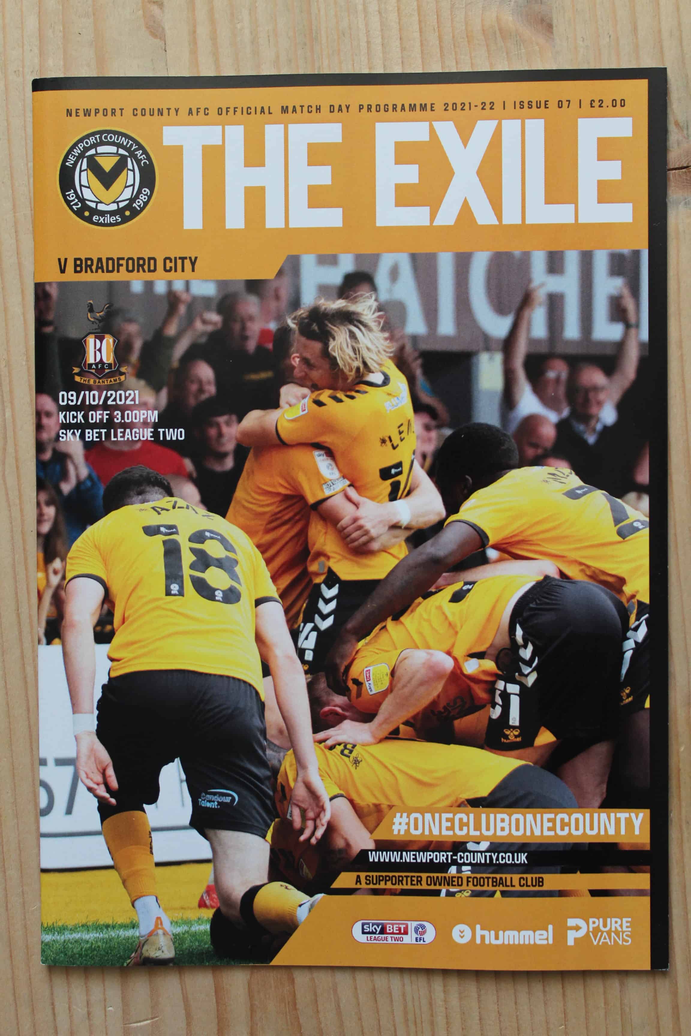 Newport County AFC v Bradford City FC