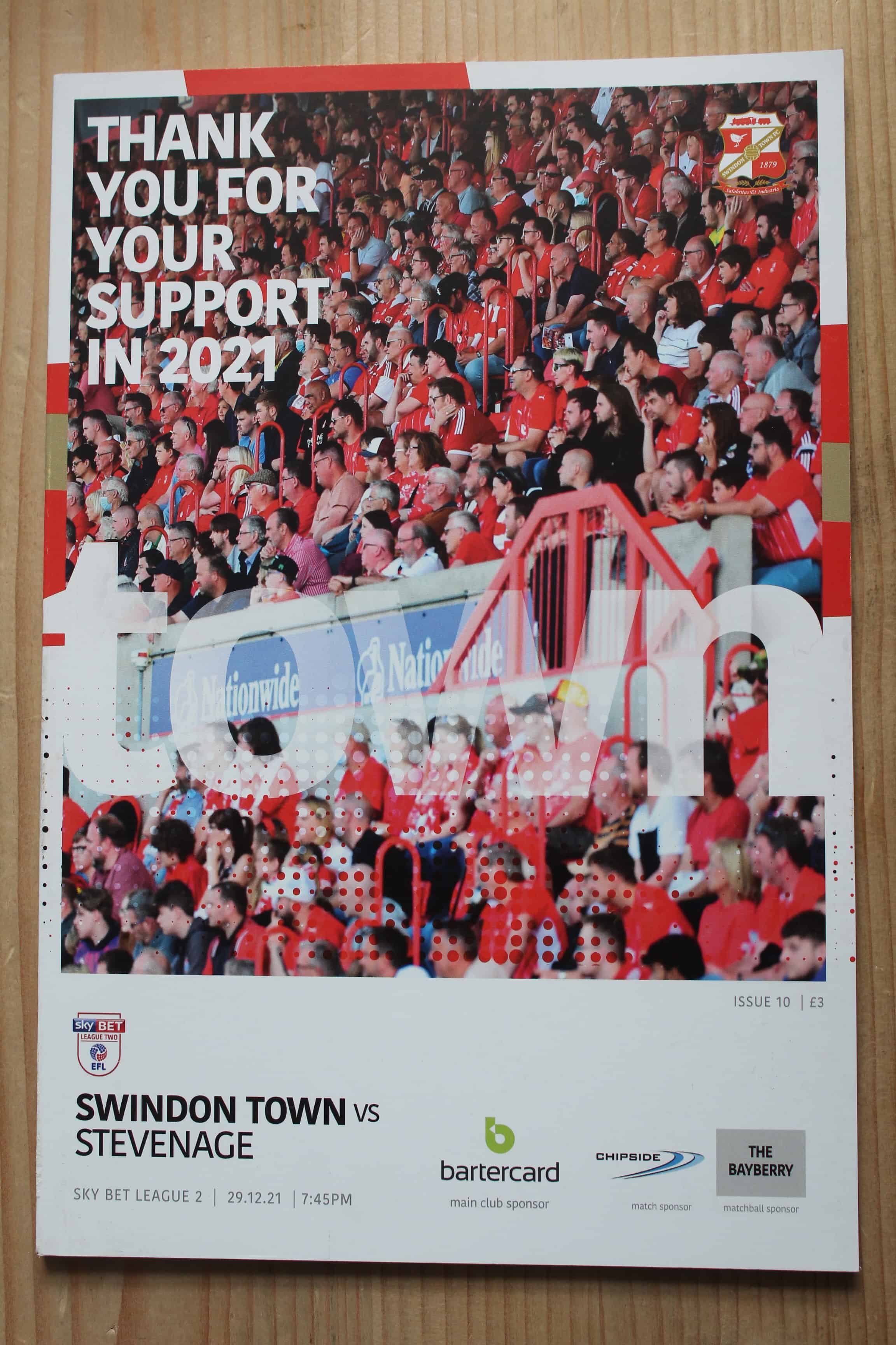 Swindon Town FC v Stevenage Borough FC